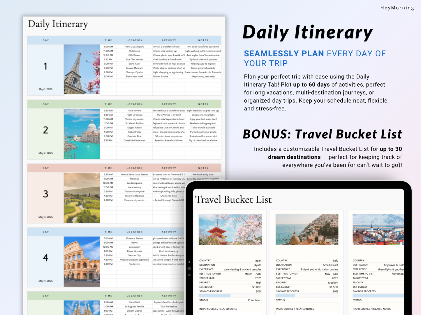 Ultimate Travel Planner - Hey Morning