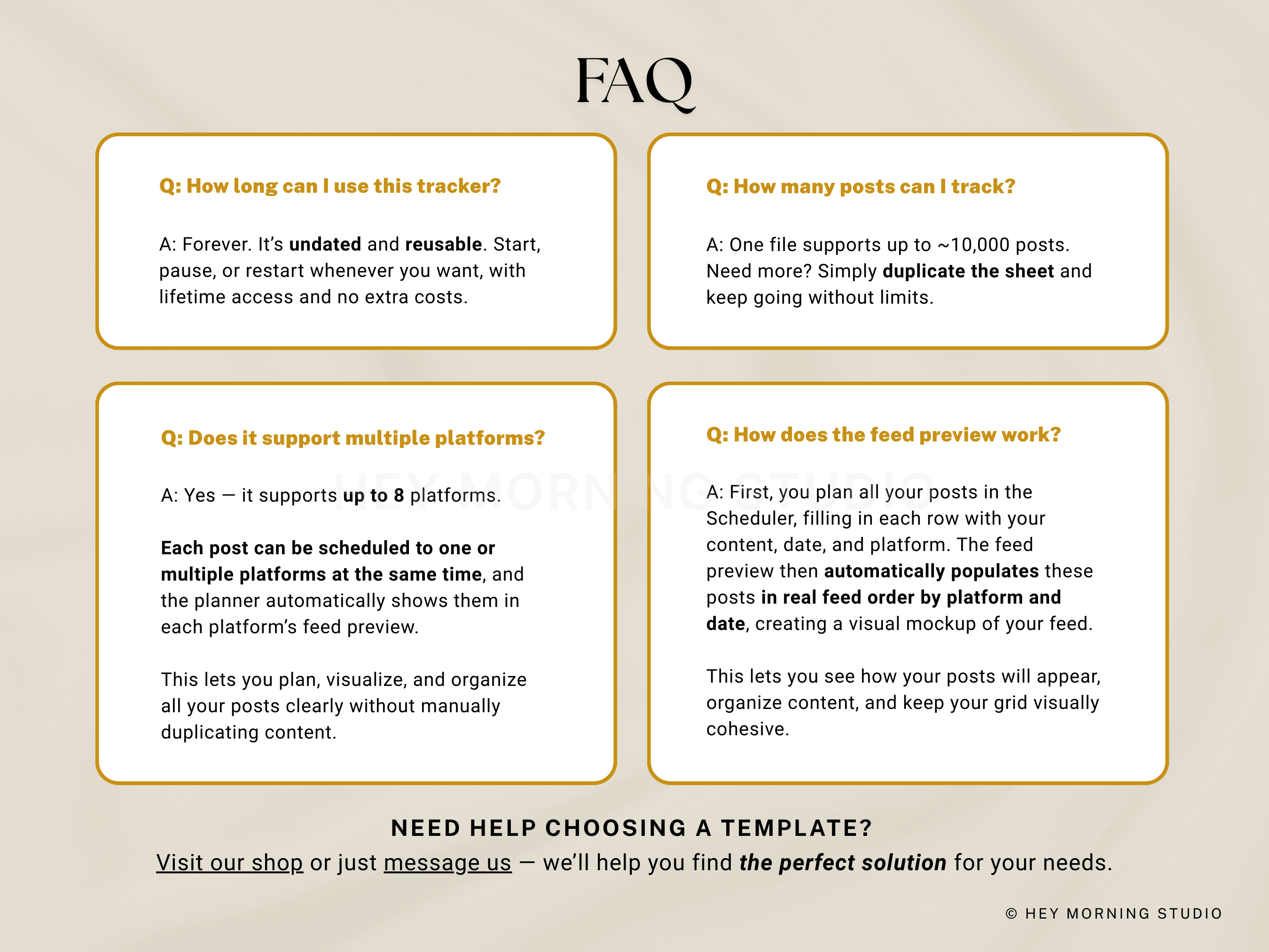 Social Media Content Planner