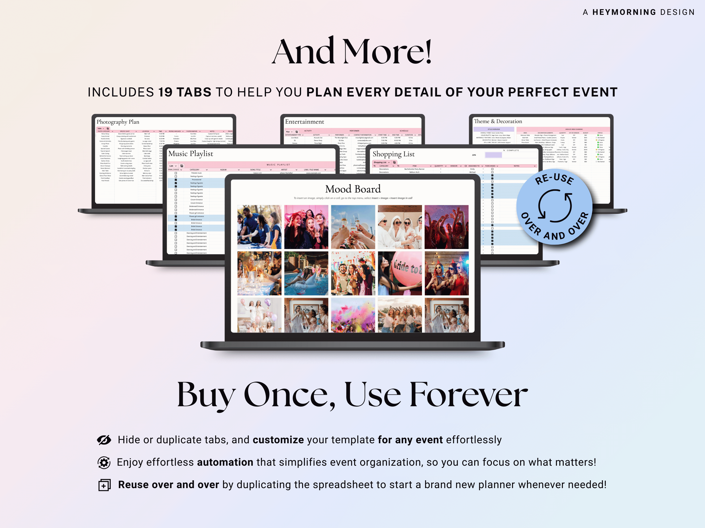 Event Planner Customizable