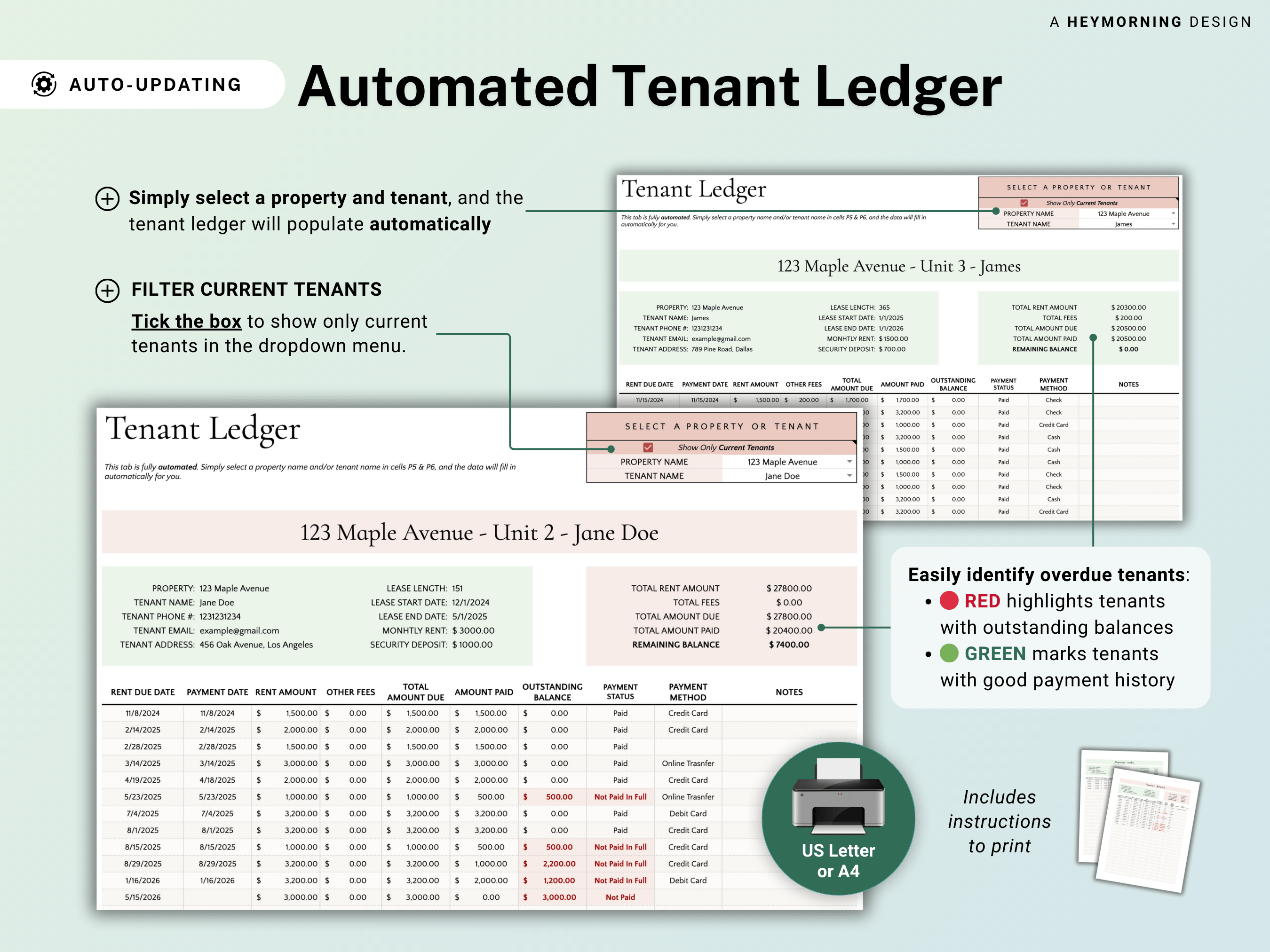 Multi-Unit Rental Property Tracker