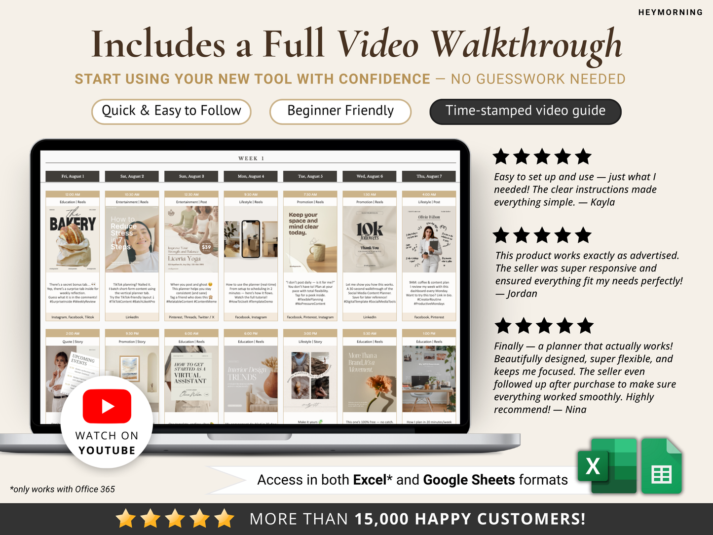 Social Media Content Planner