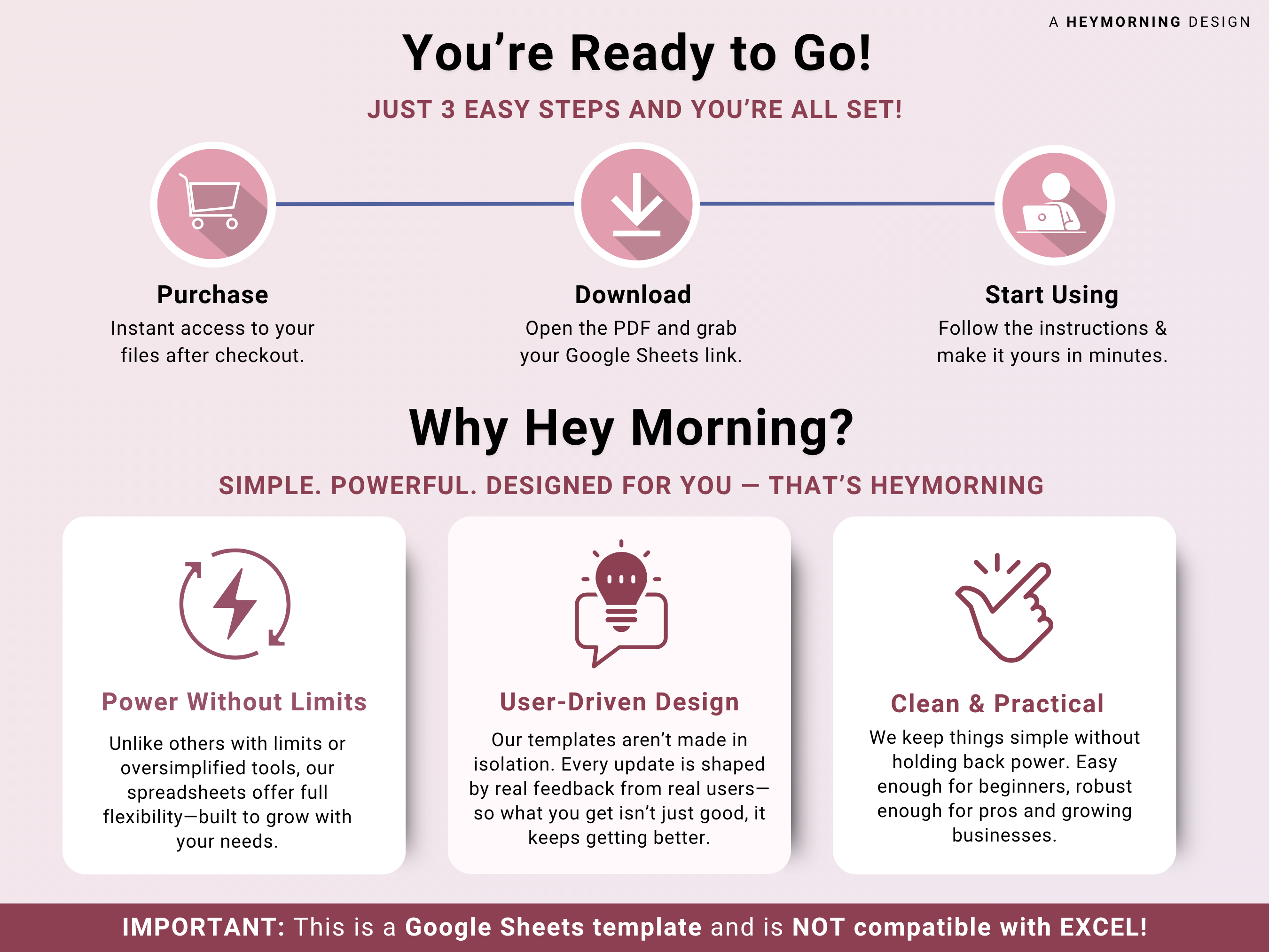 All-in-One Student Planner - Pastel - Hey Morning