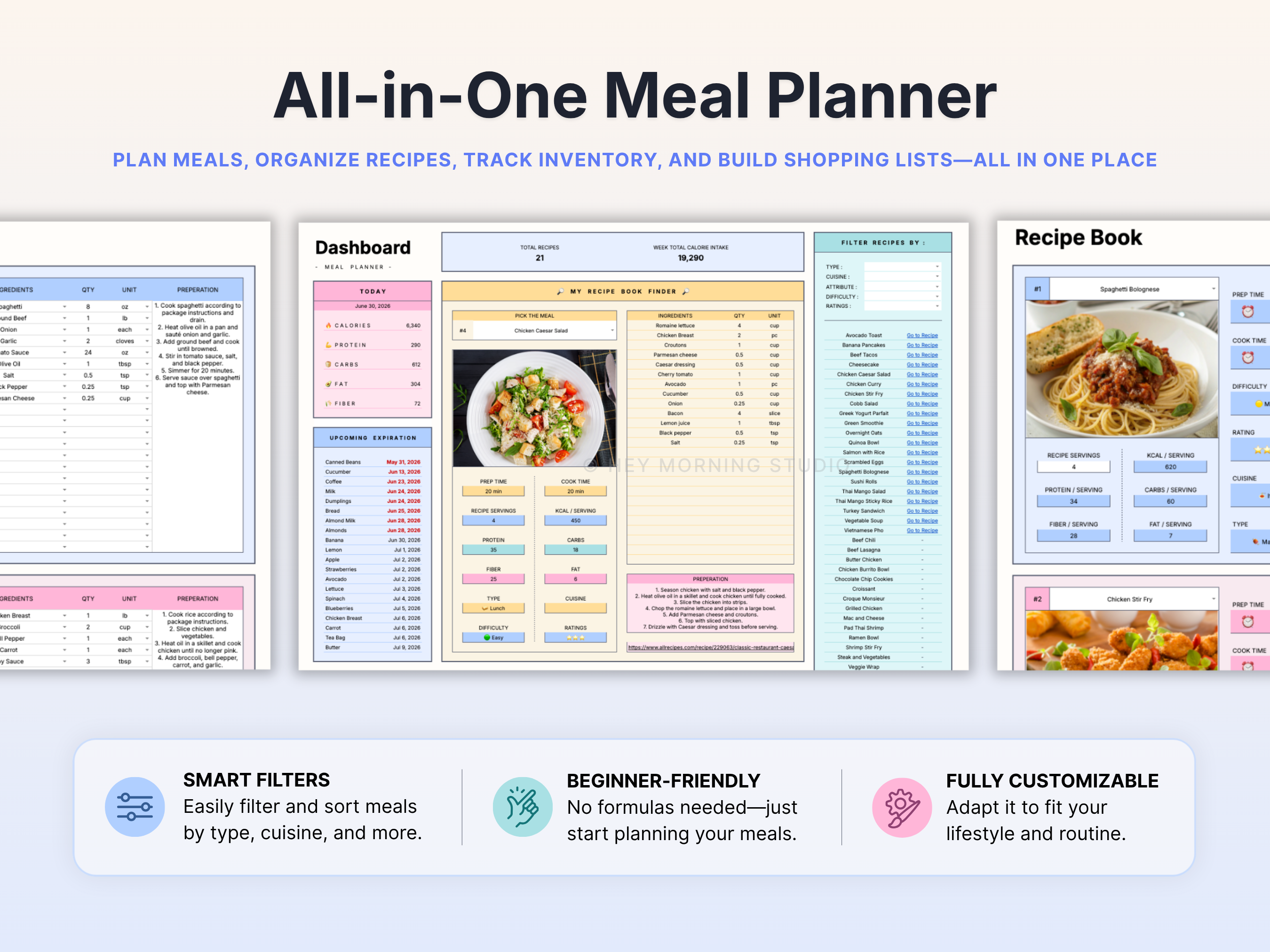 All-in-One Meal Planner