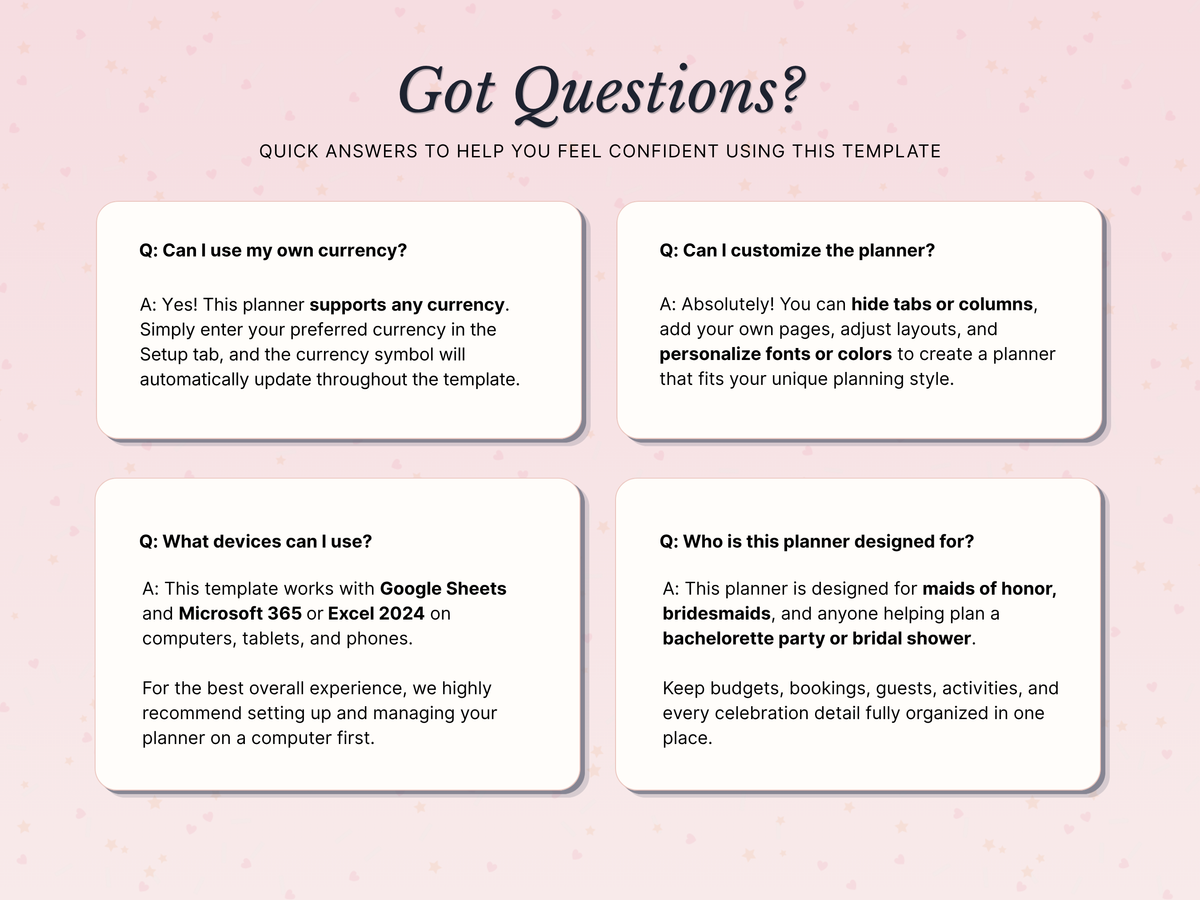 Bachelorette Party Planner