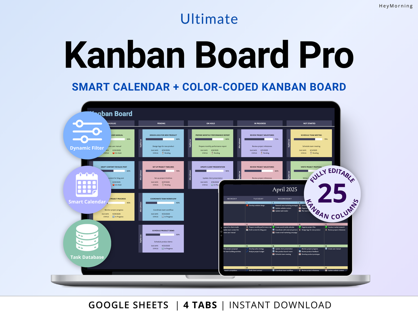 Kanban Board - Dark