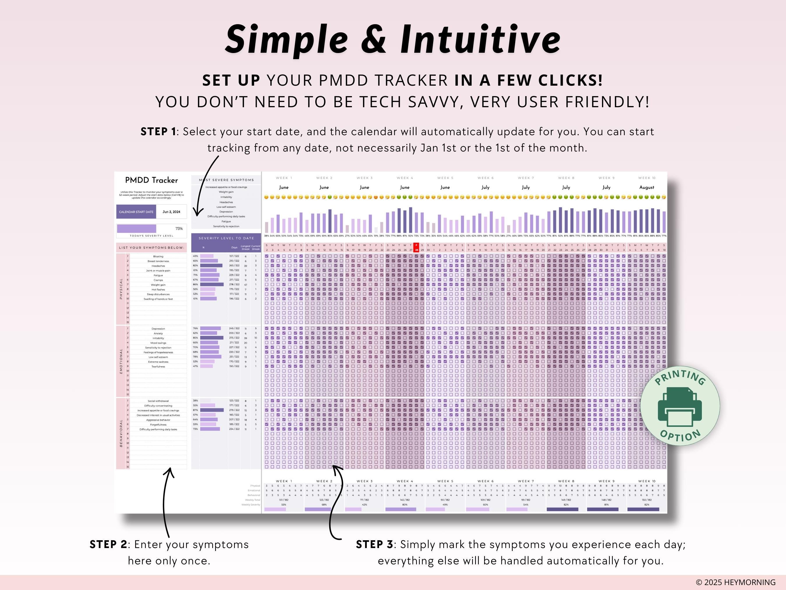 PMDD Tracker - Hey Morning