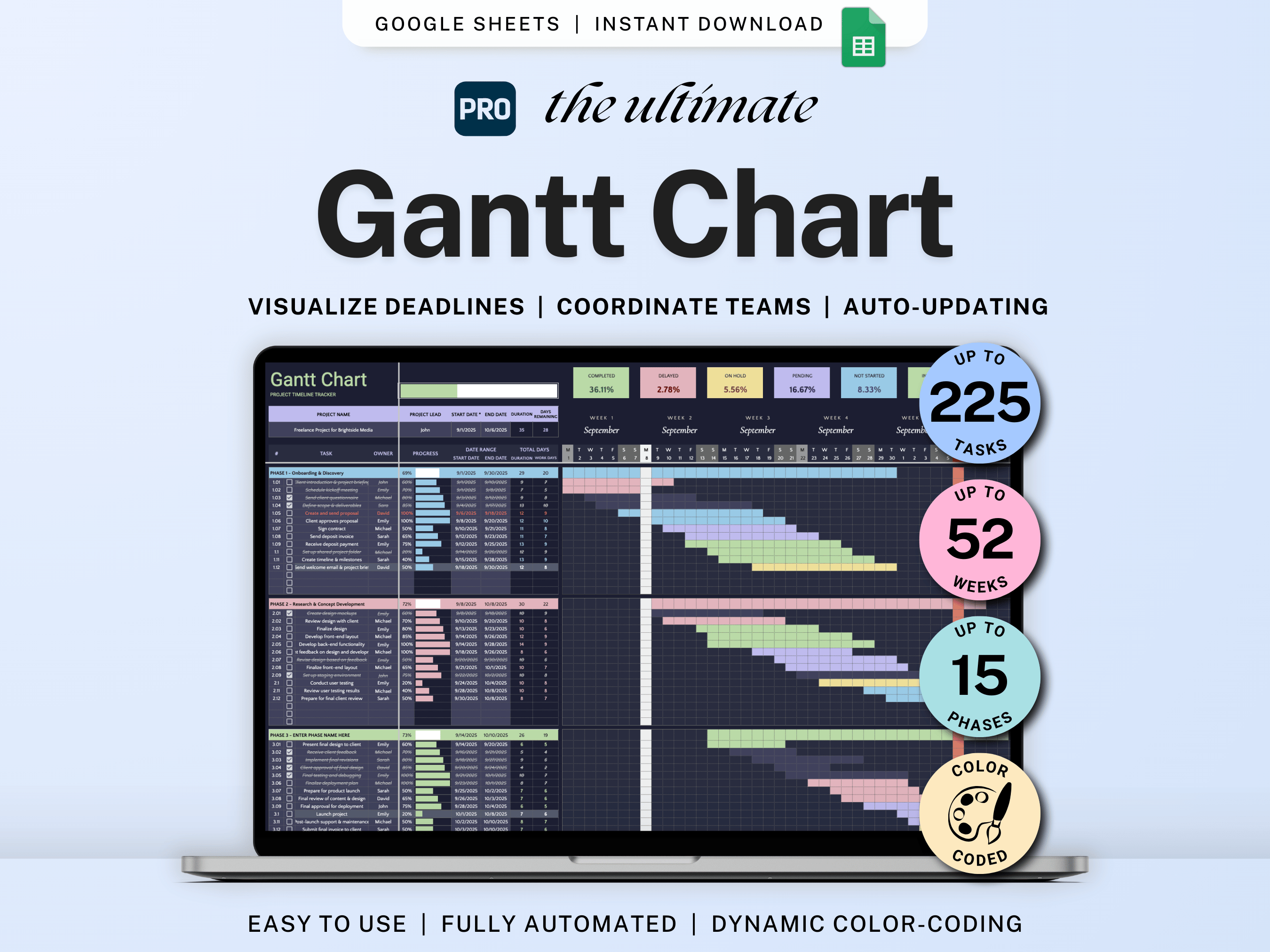 Gantt Chart Template