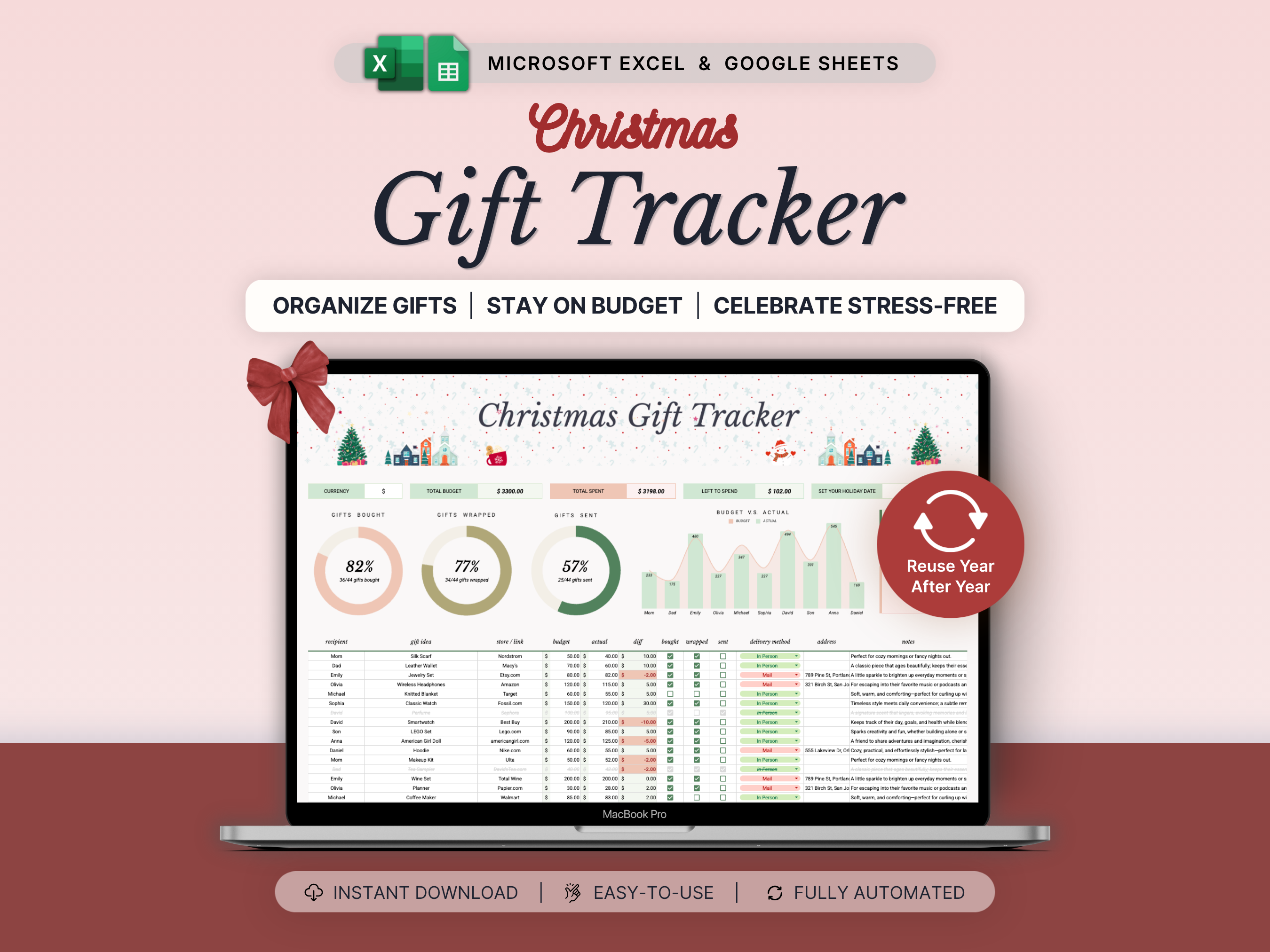 Christmas Gift Tracker