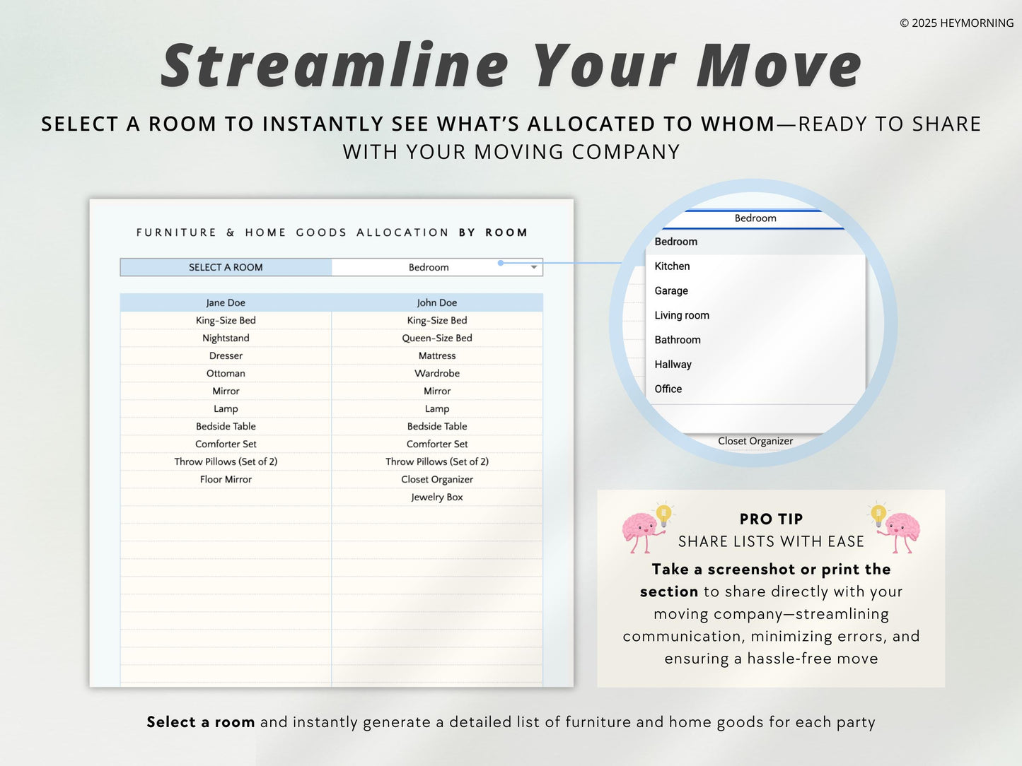 Divorce Financial Organizer Spreadsheet