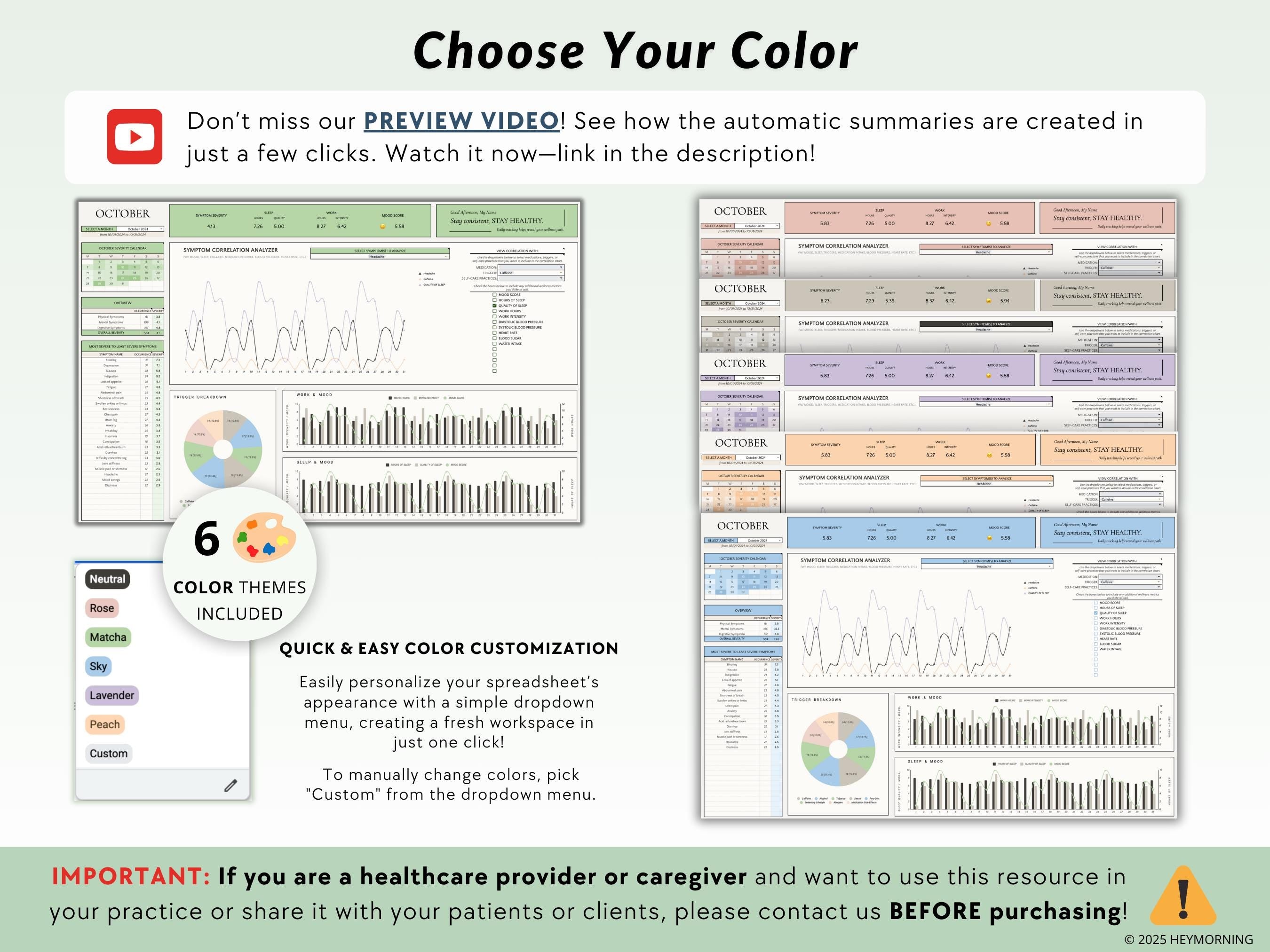 Health Tracker (Symptom & Wellness) - Hey Morning