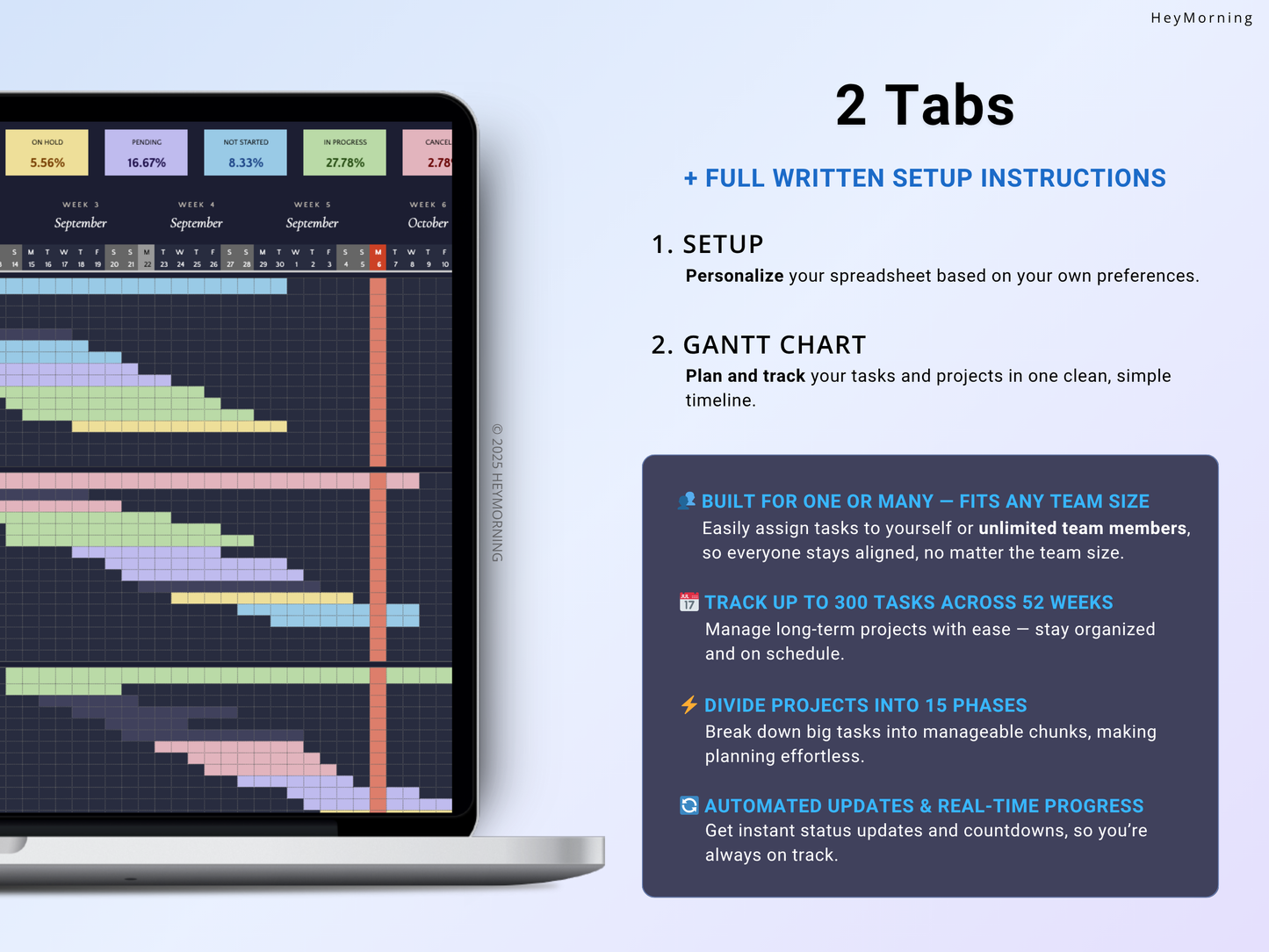 Gantt Chart - Dark