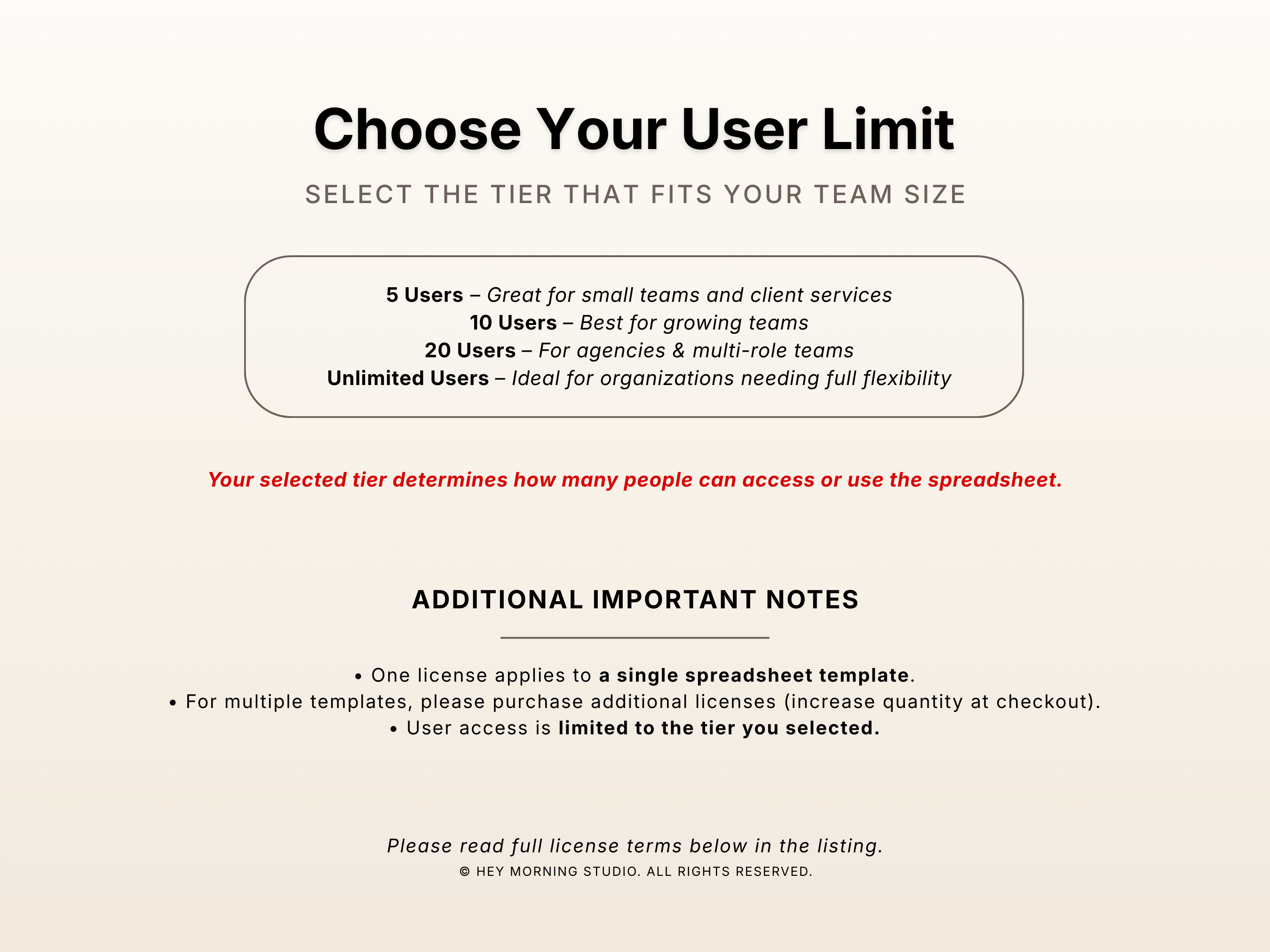 Commercial License for 1 Product