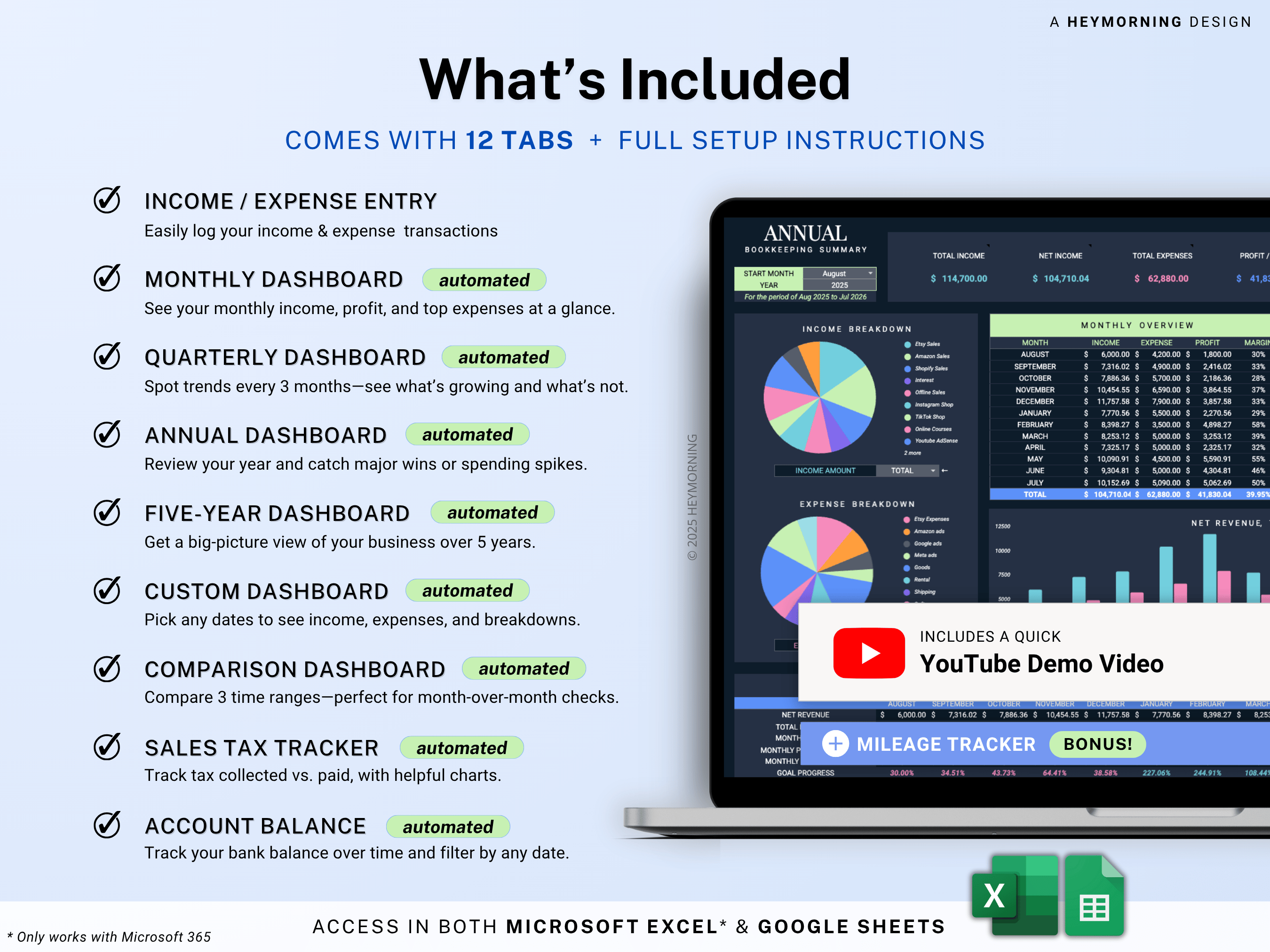 Small Business Bookkeeping Spreadsheet