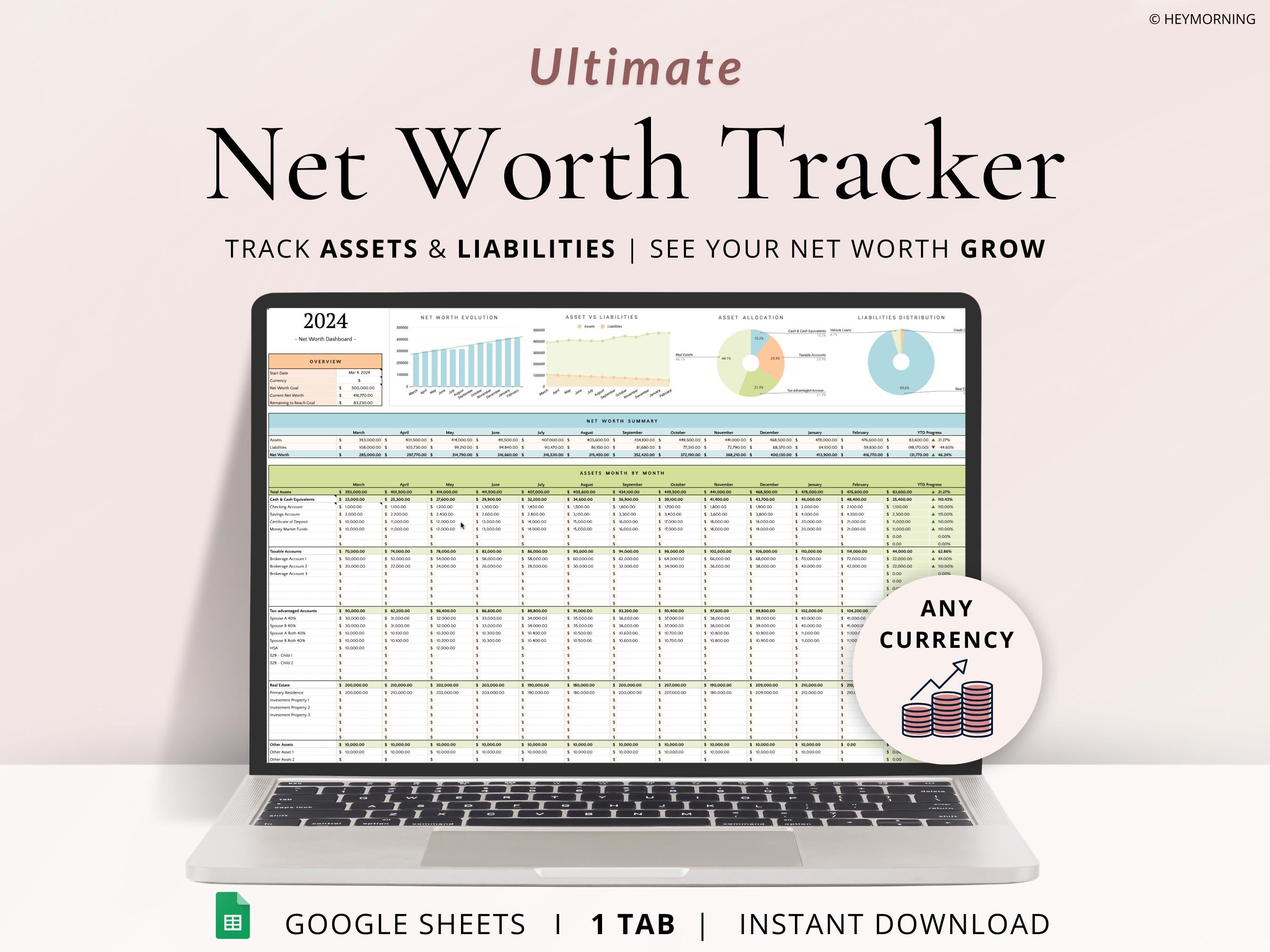 Net Worth Tracker - Hey Morning