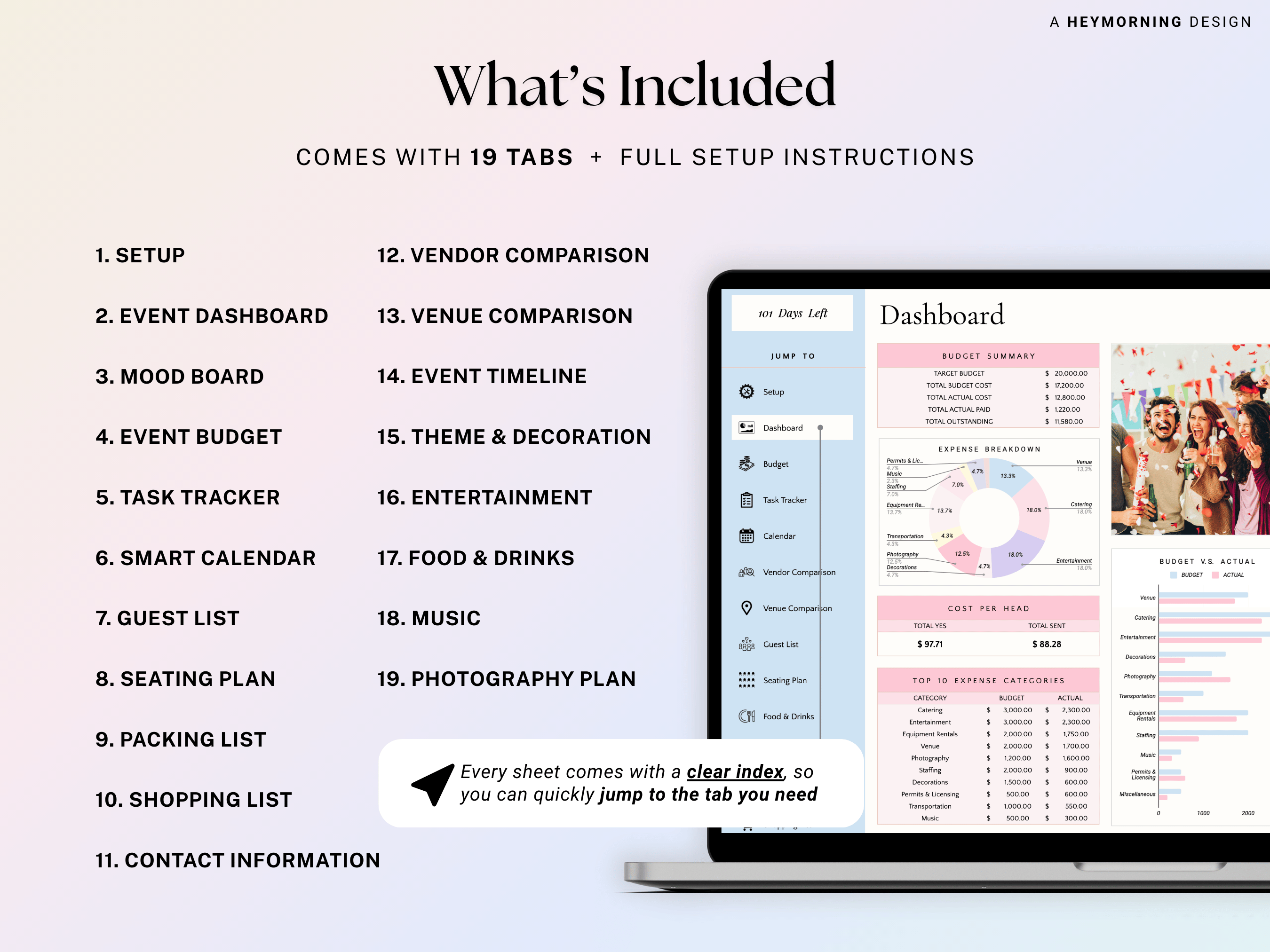 Event Planner Customizable