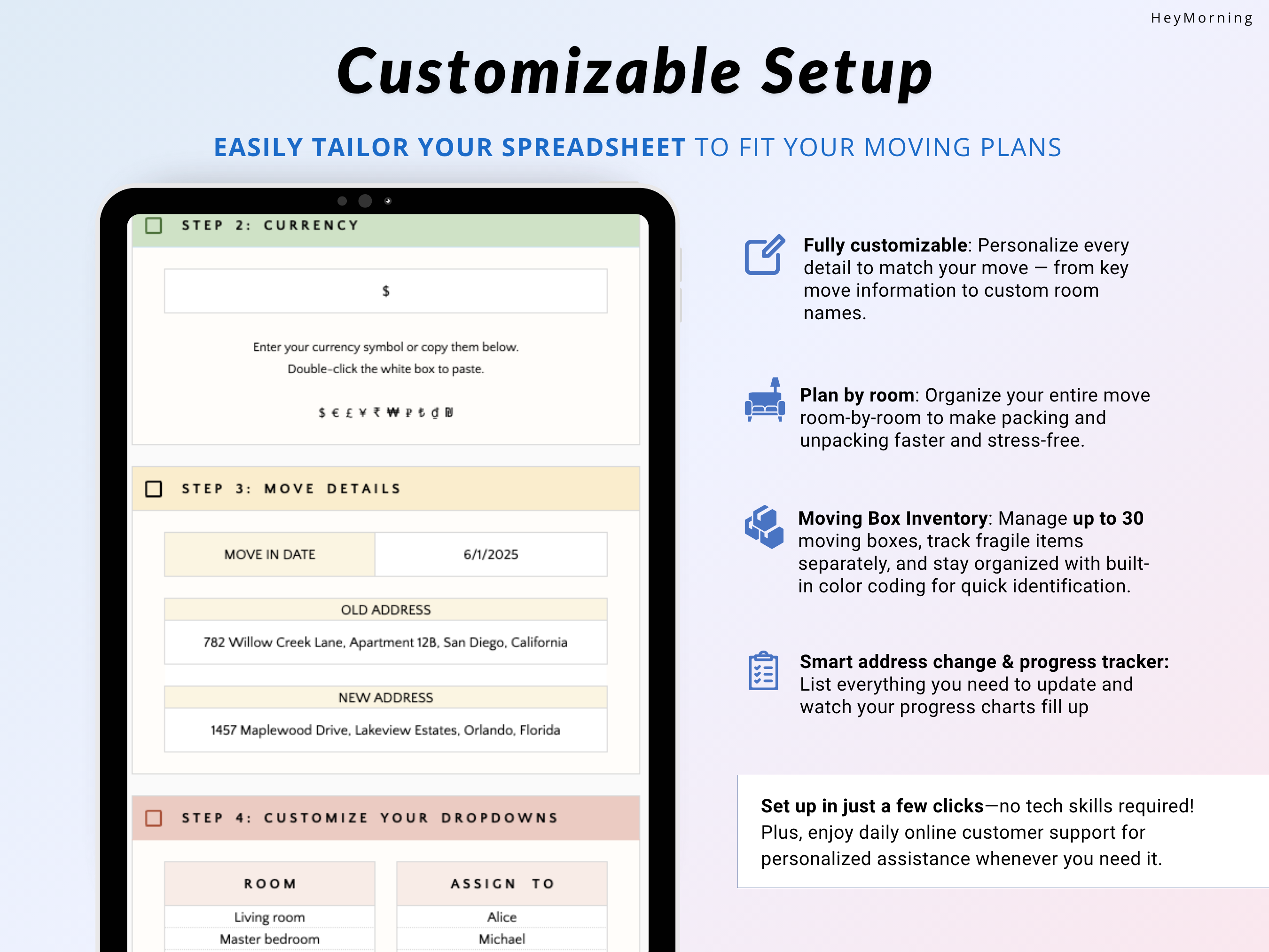 First Home / Apartment Planner - Hey Morning