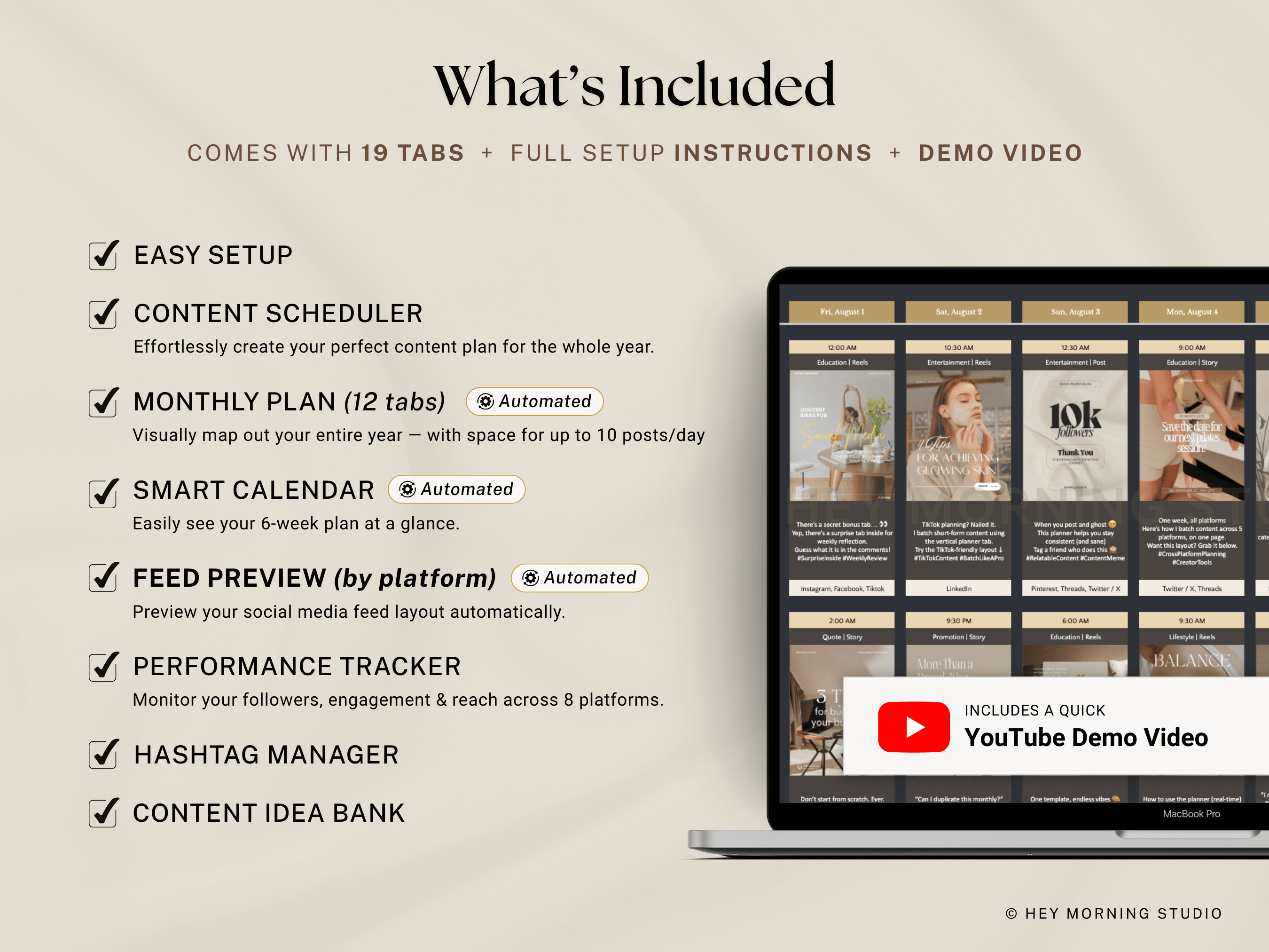 Social Media Content Planner