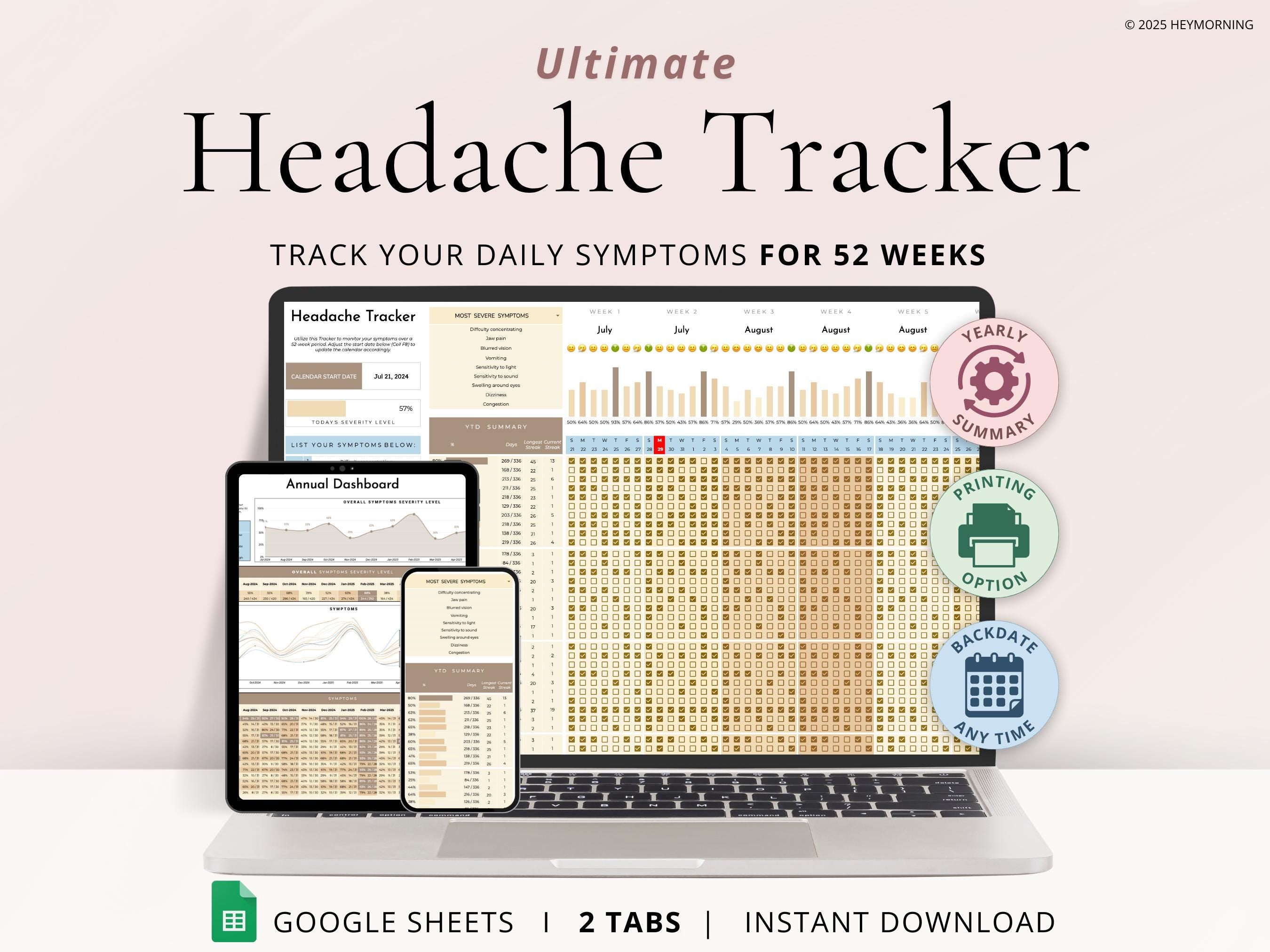 Headache Tracker - Hey Morning