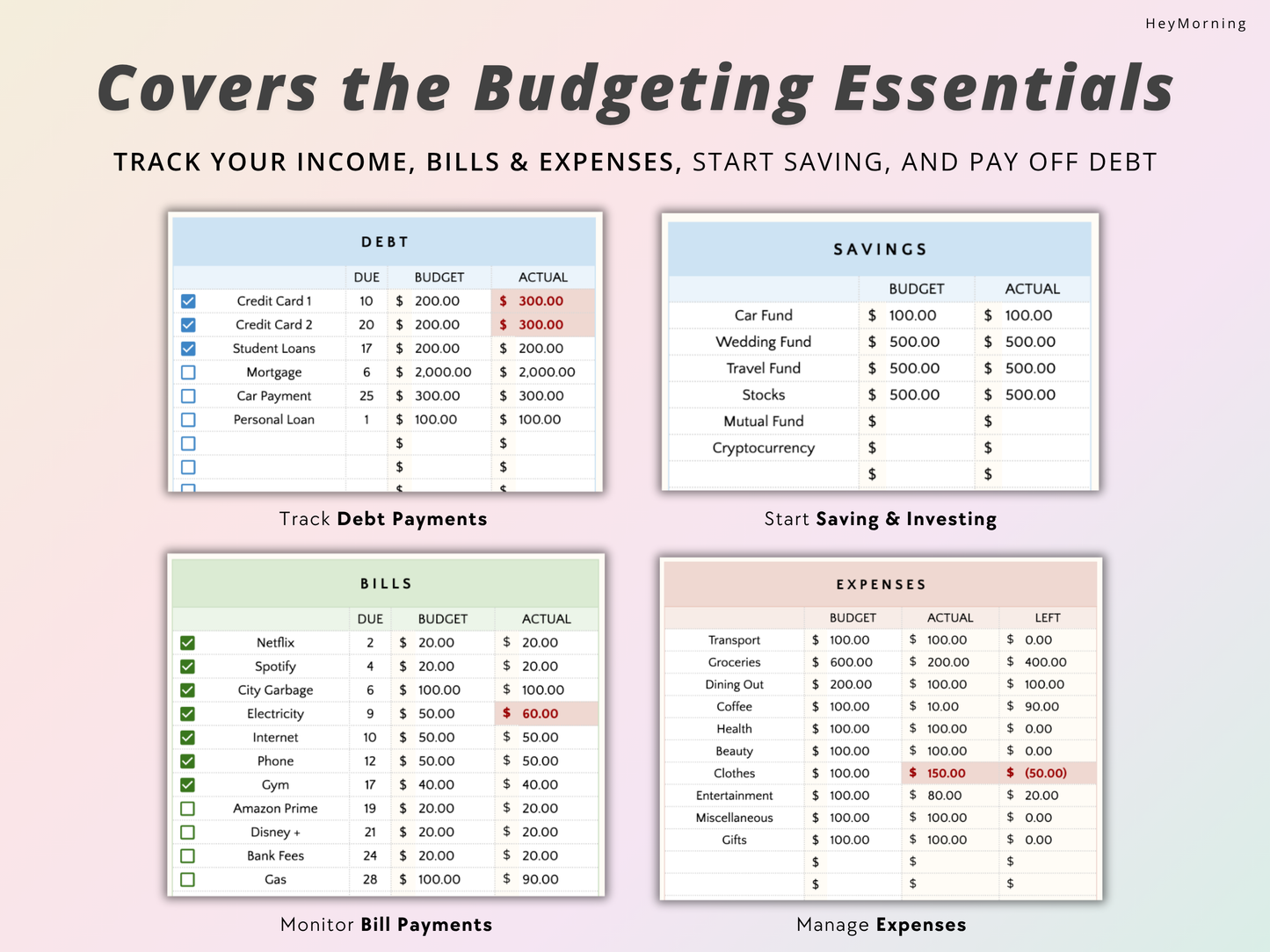 Simple Budget Tracker