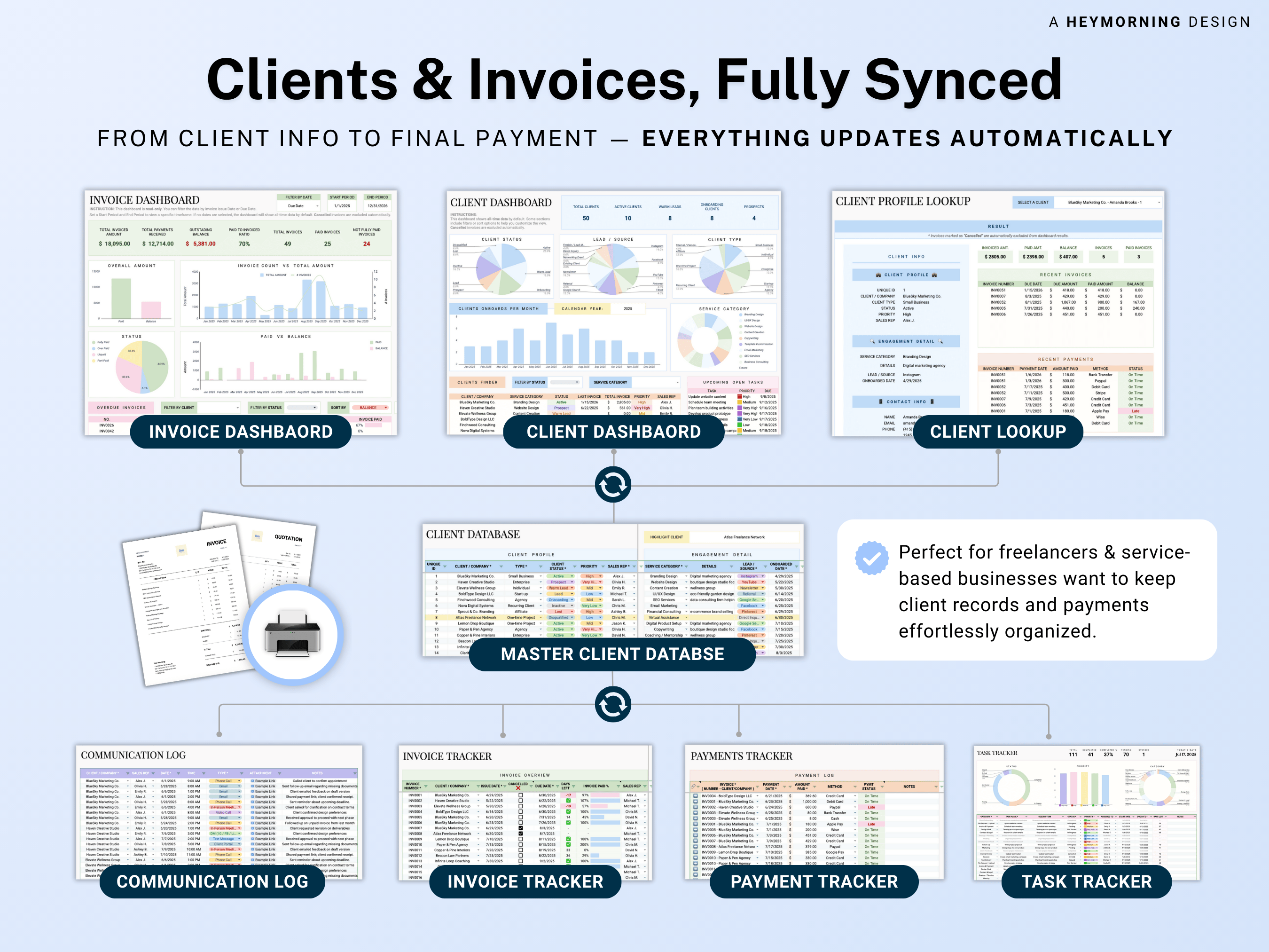 Client & Invoice Tracker Business CRM