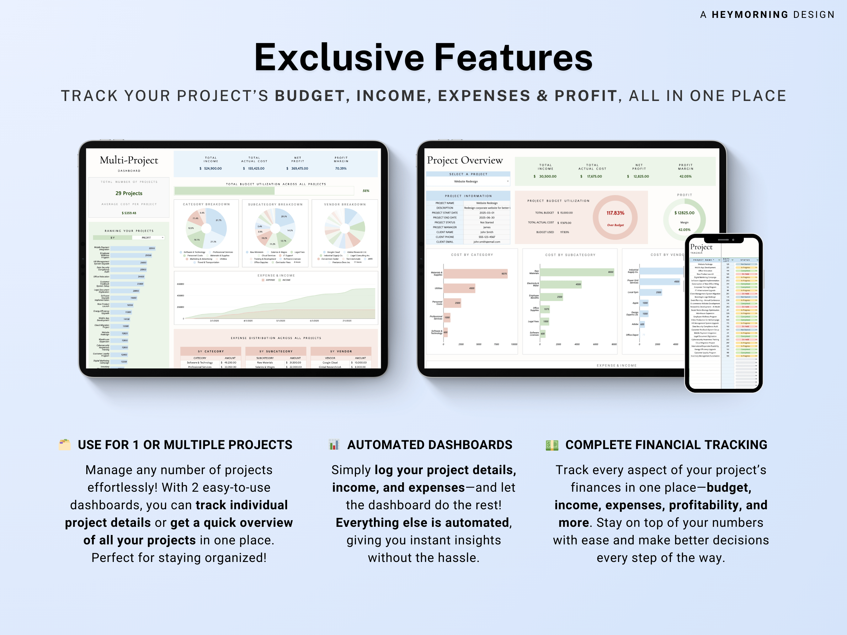 Project Budget & Cost Tracker