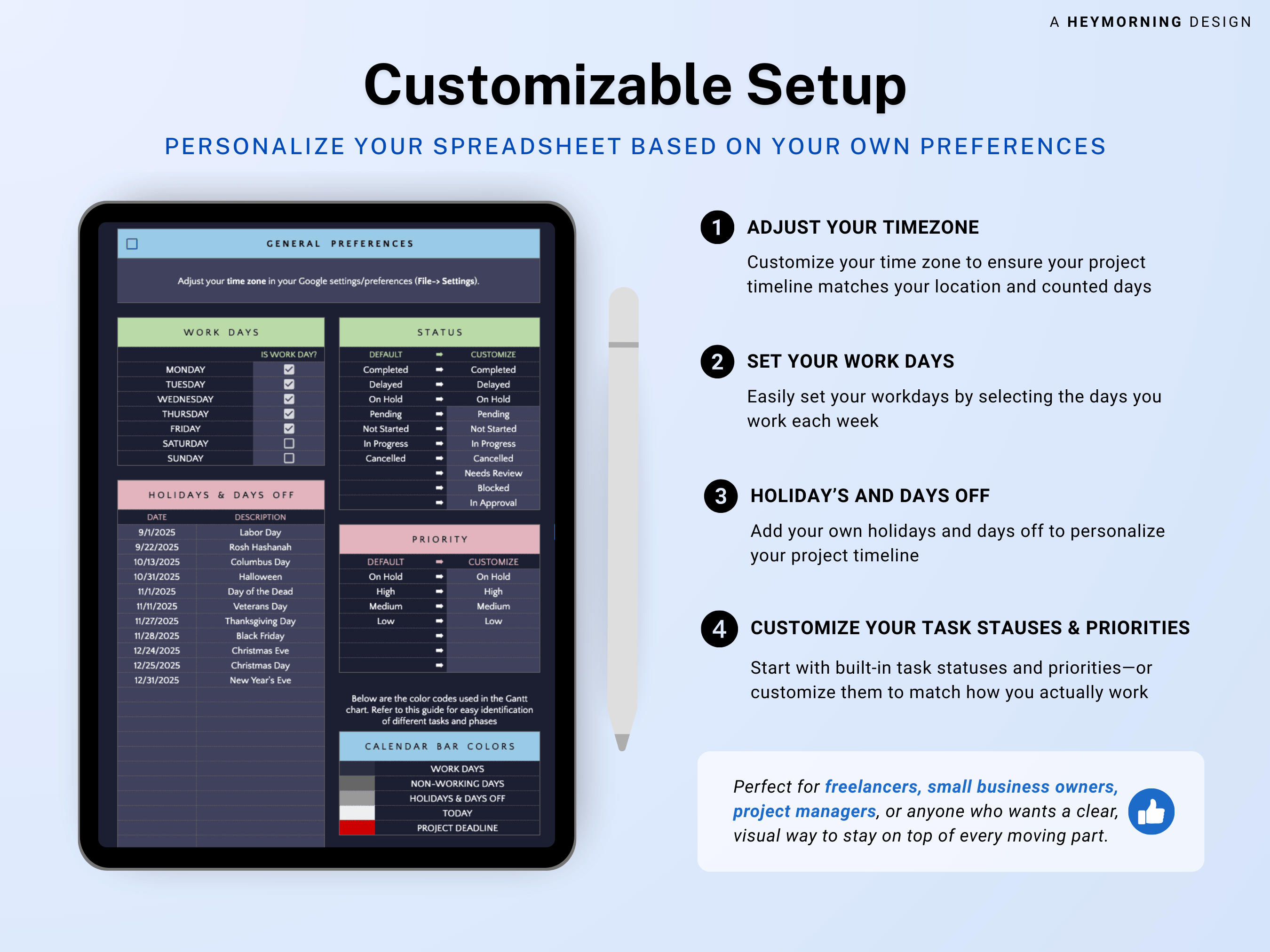 Gantt Chart Template