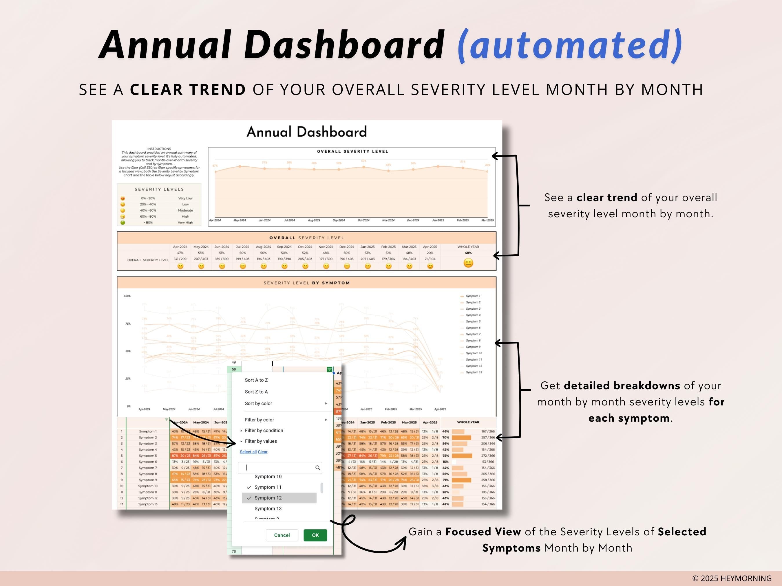 Symptom Tracker - Hey Morning