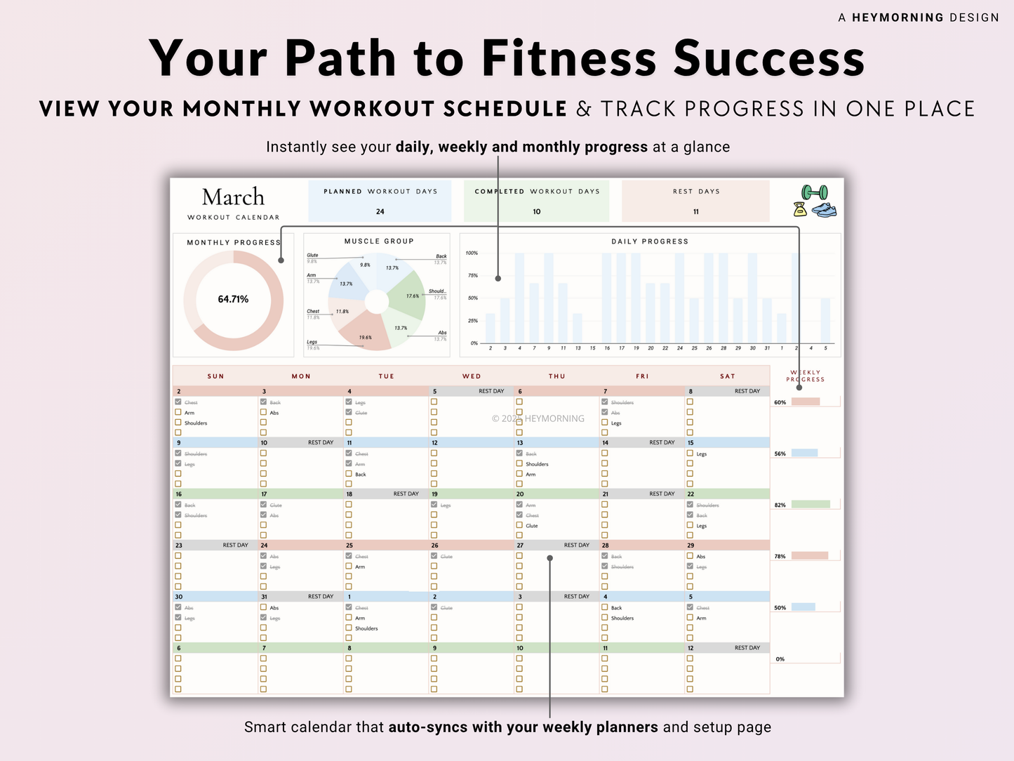 Workout Planner - Hey Morning