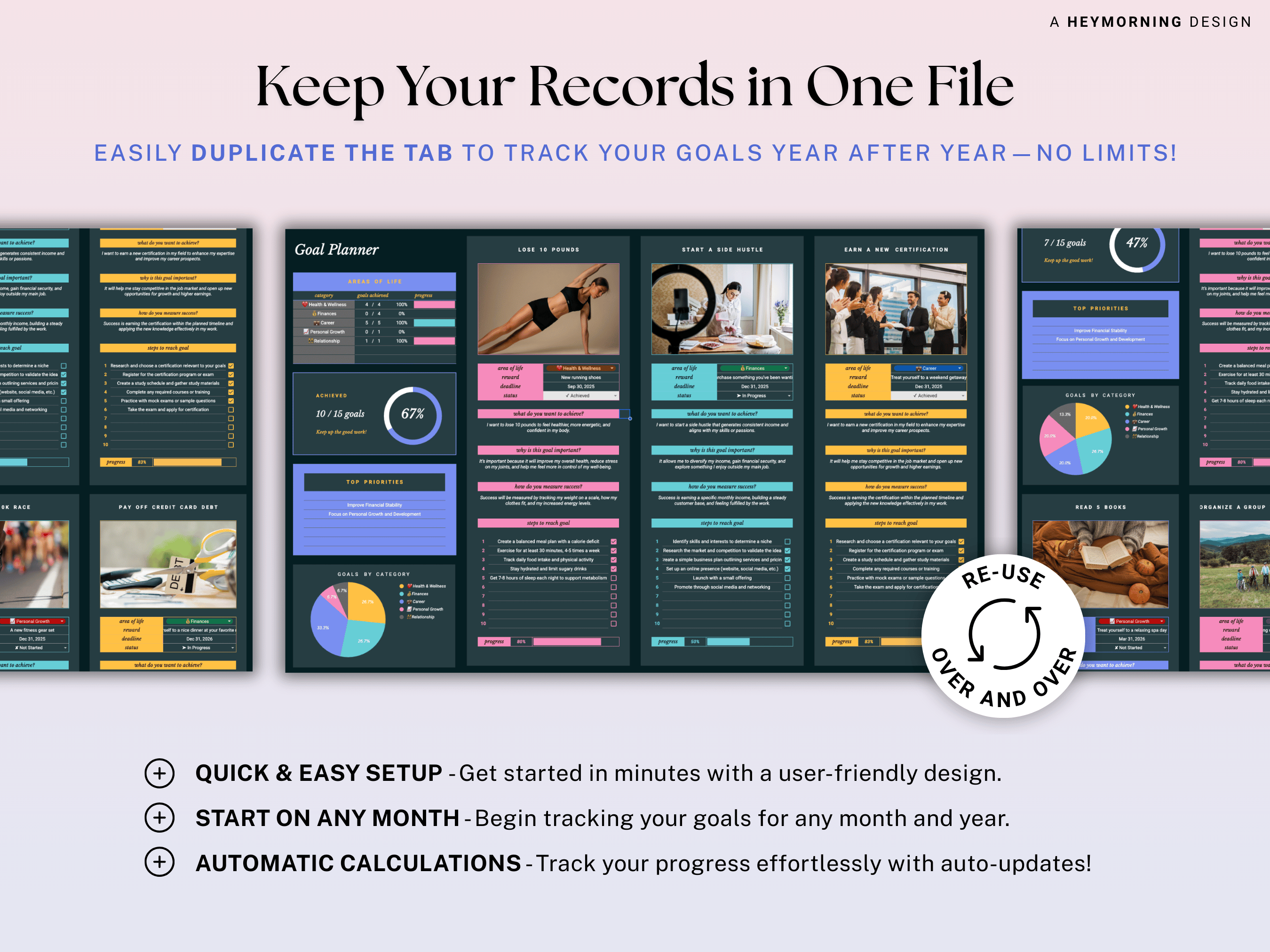 Ultimate Goal Planner 12 Week Goals