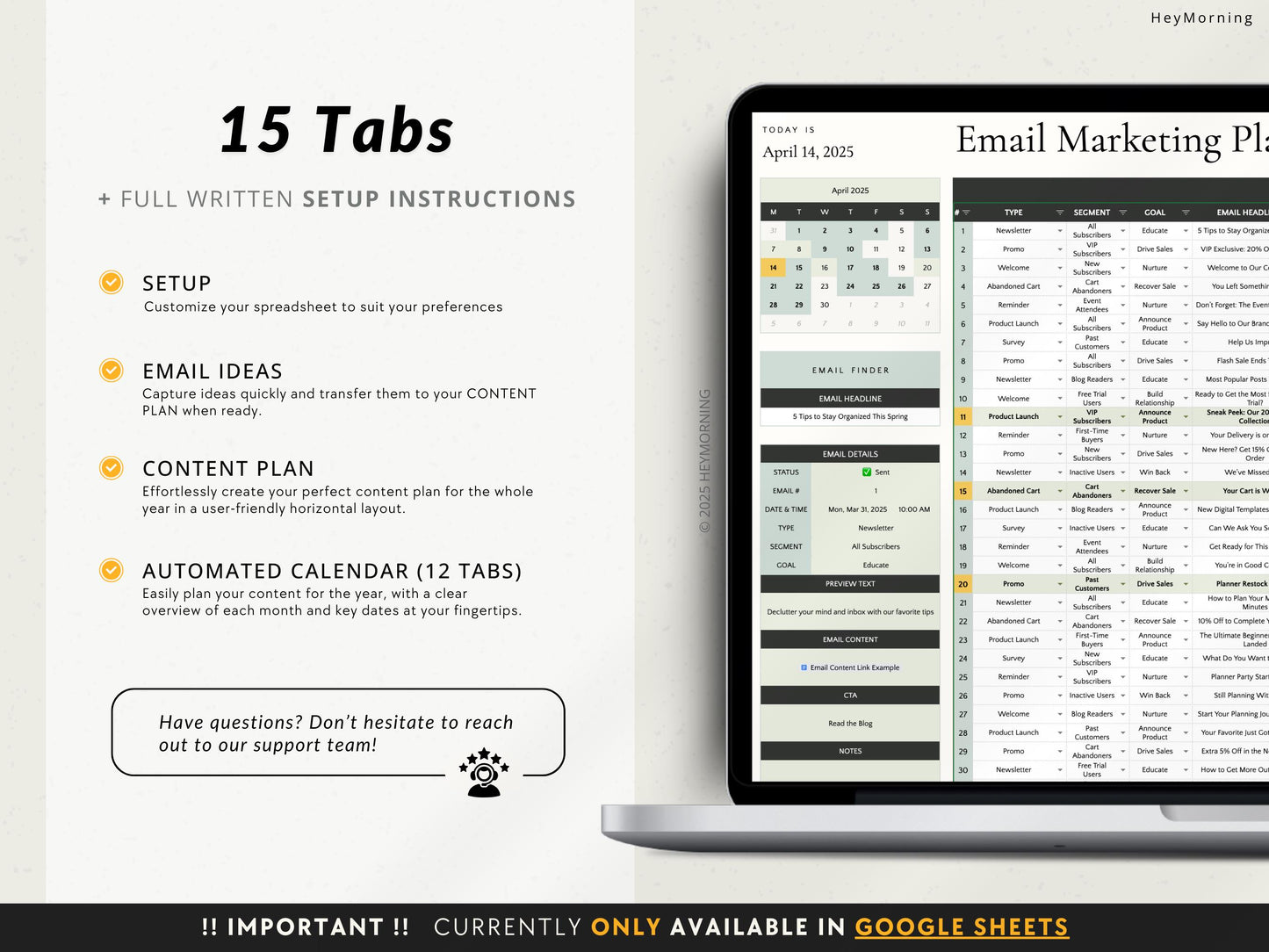 Email Marketing Planner