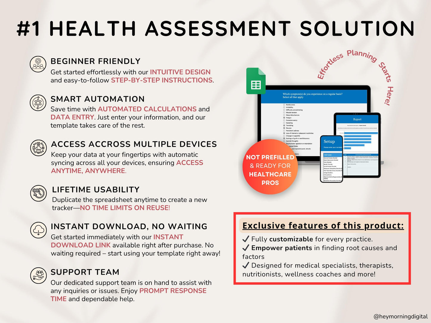 Symptom Checker - Fully Customizable