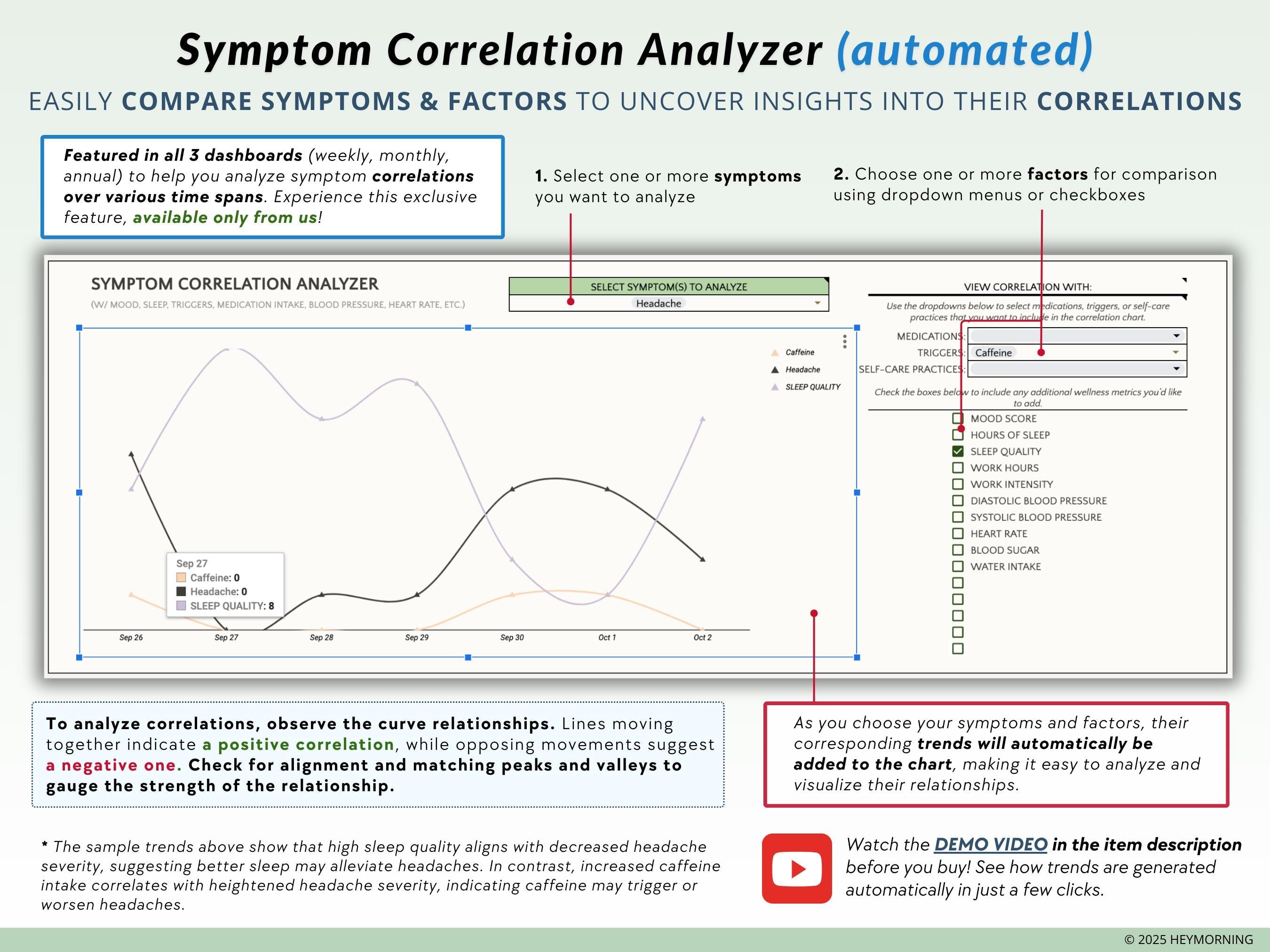 Health Tracker (Symptom & Wellness) - Hey Morning