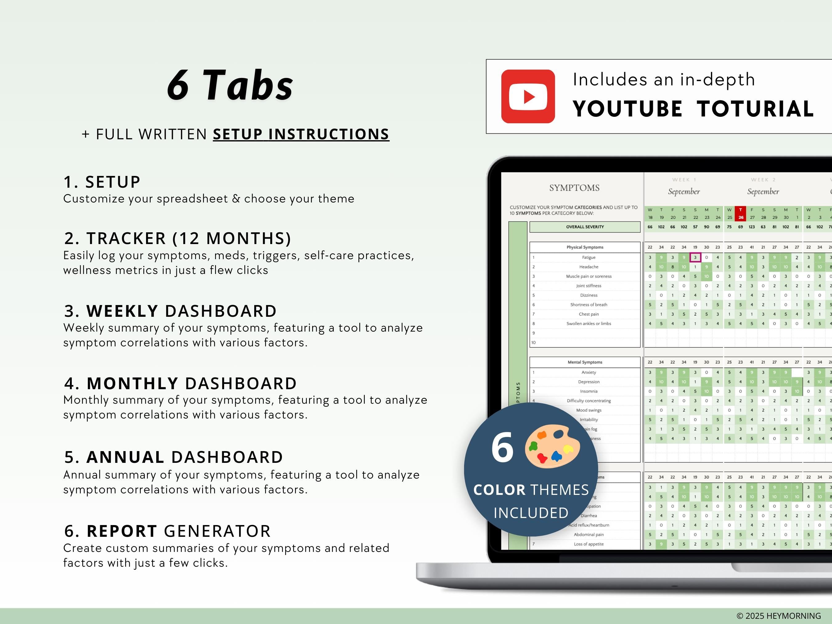 Health Tracker (Symptom & Wellness) - Hey Morning