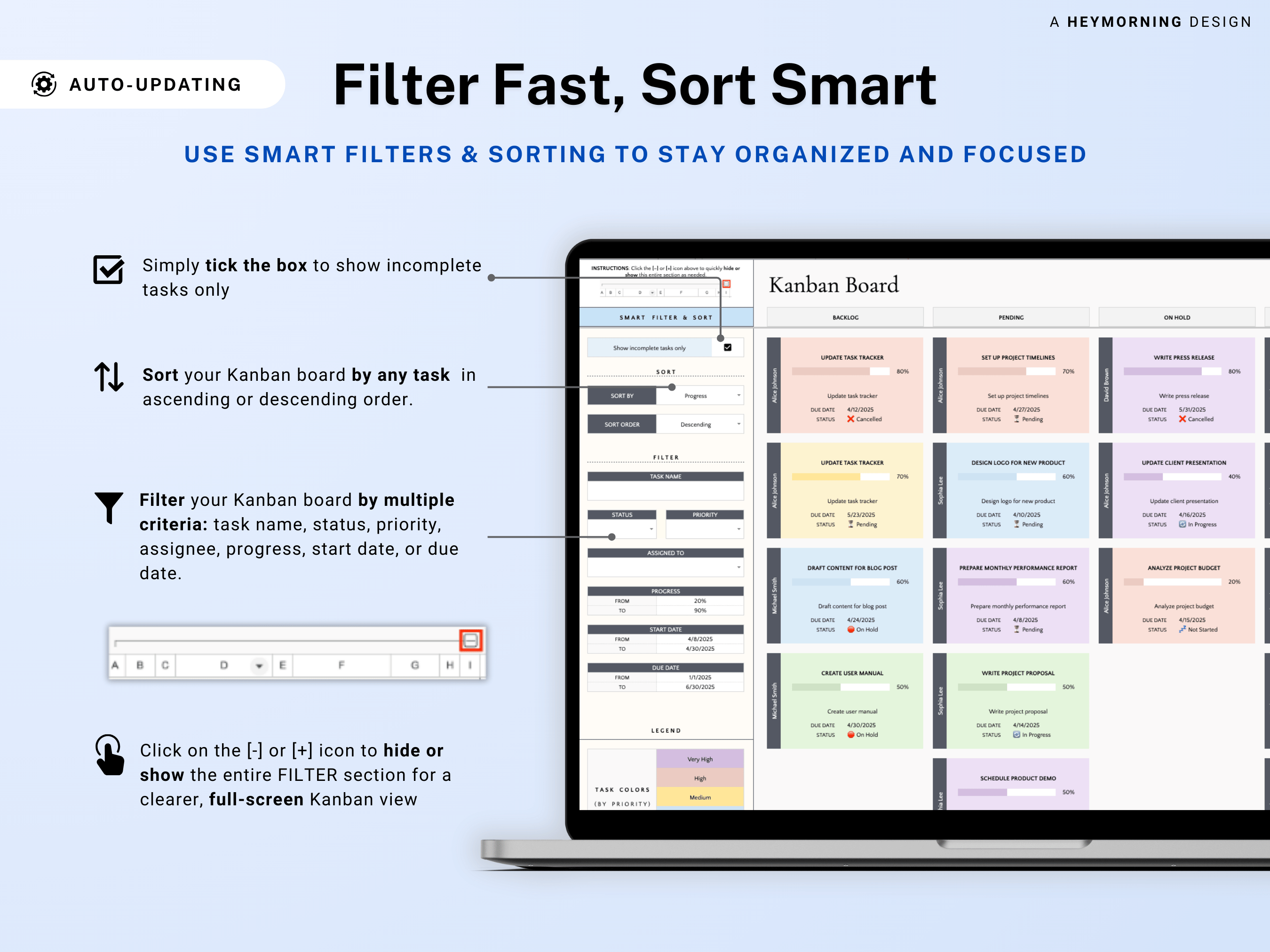 Kanban Board Spreadsheet