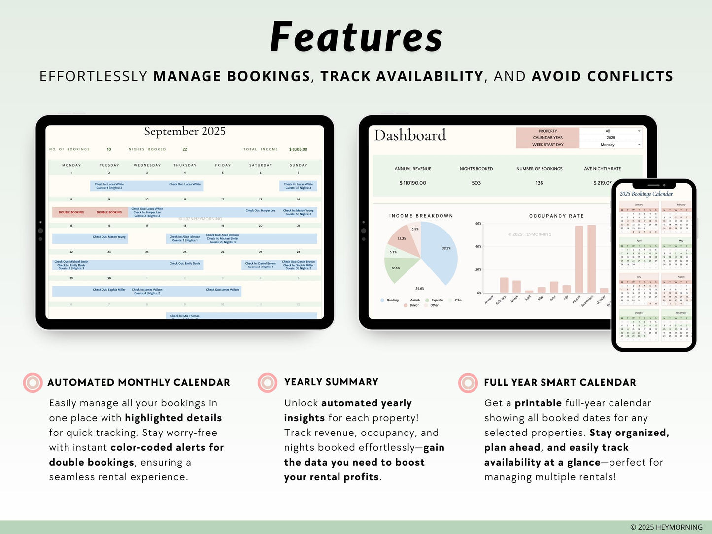 Airbnb Booking Calendar