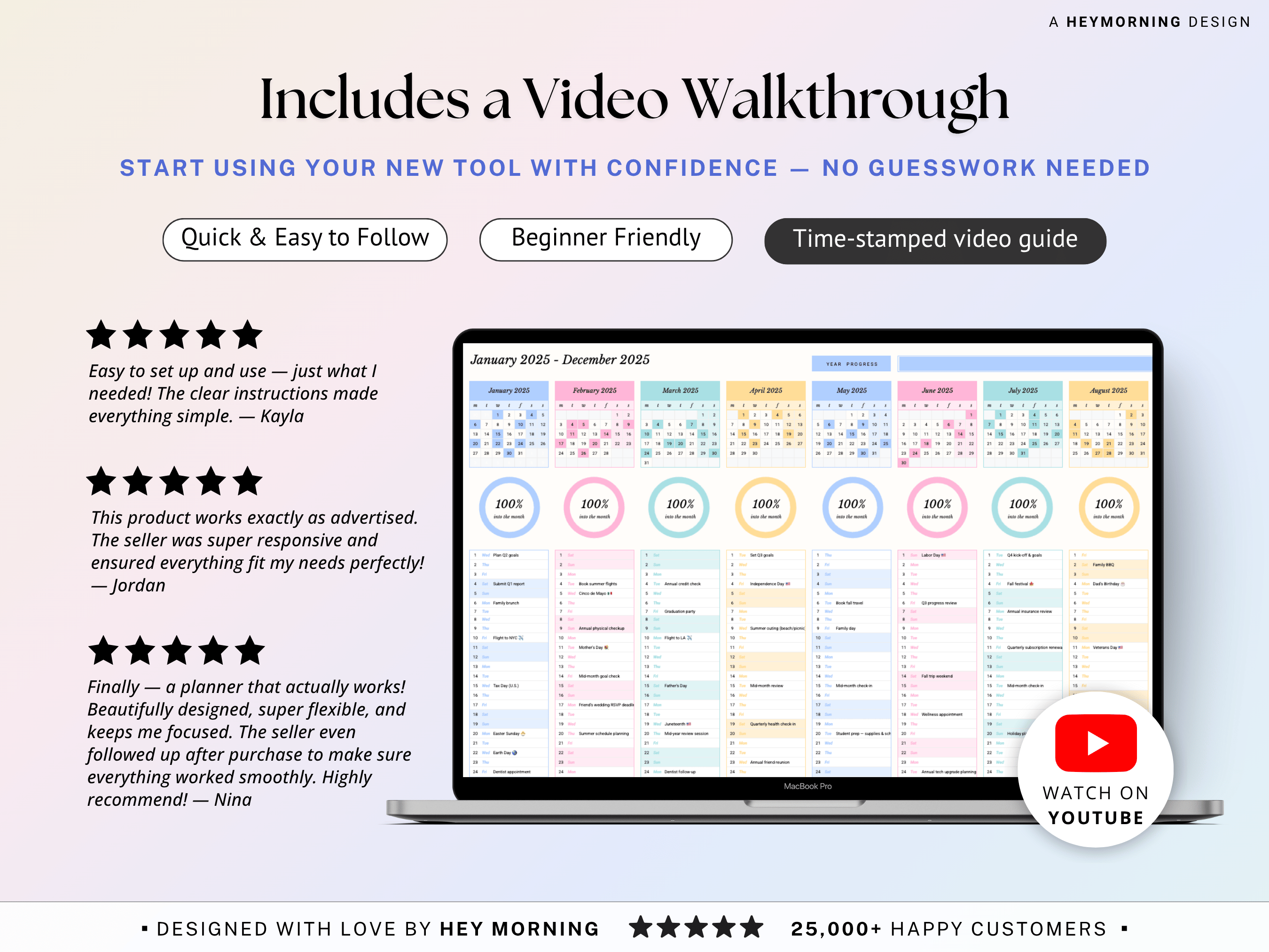 Year at a Glance Planner