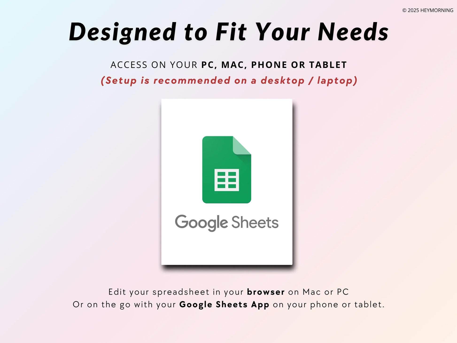 50/30/20 Budget - Dark - Hey Morning