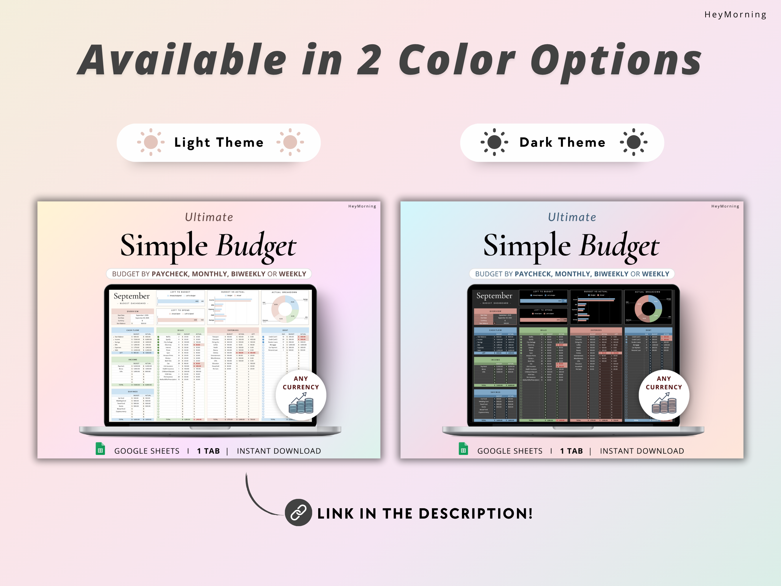 Simple Budget Tracker - Hey Morning