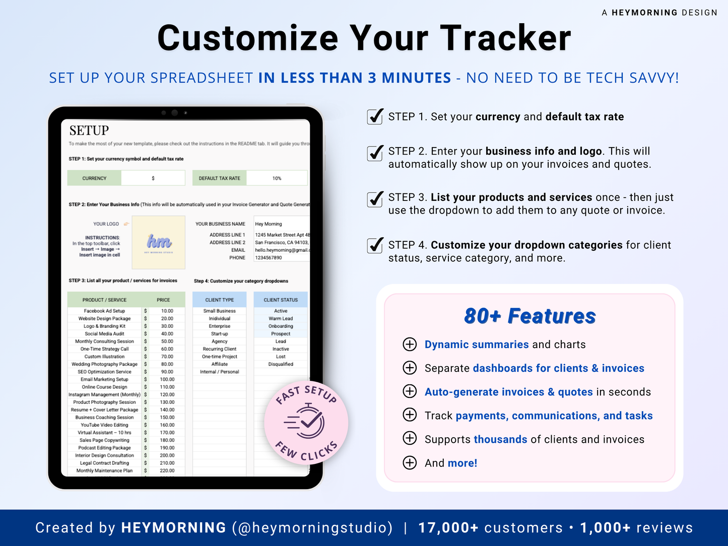All-in-One Client & Invoice Tracker