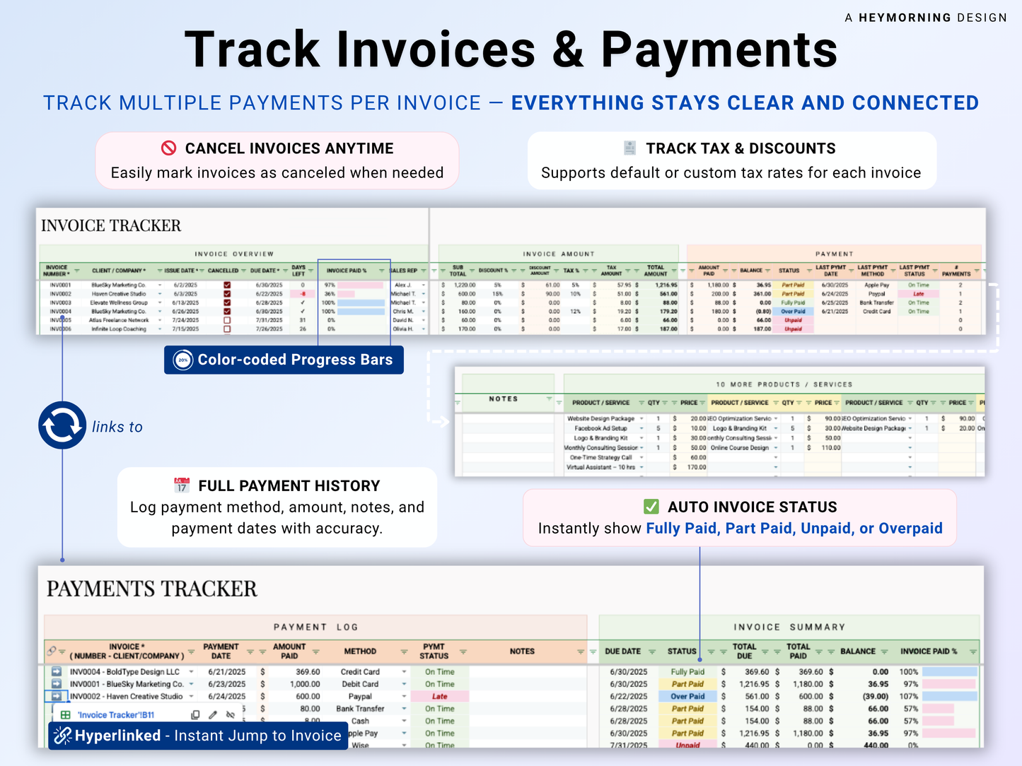 All-in-One Client & Invoice Tracker