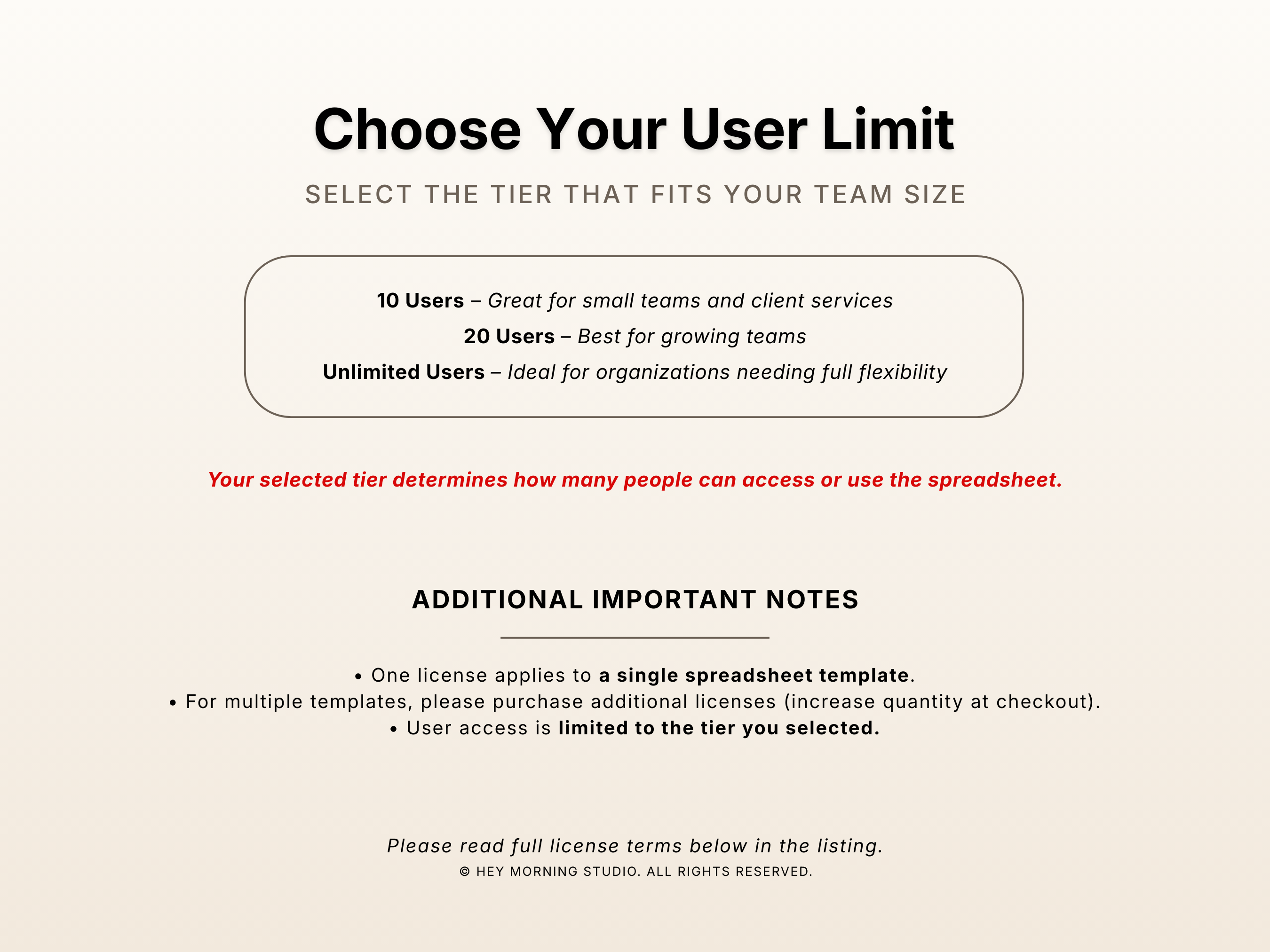 Commercial License for 1 Product