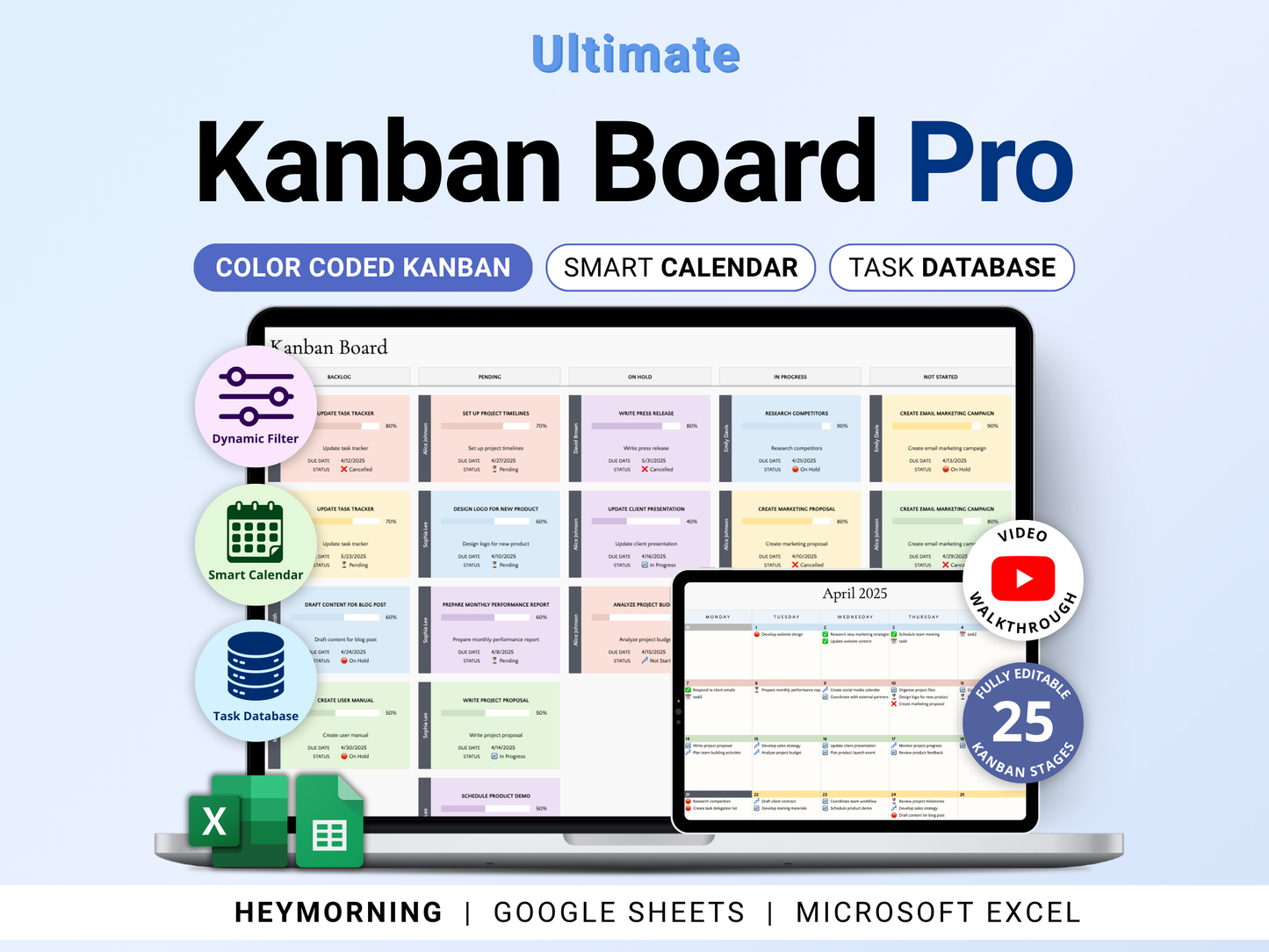 Kanban Board - Pastel