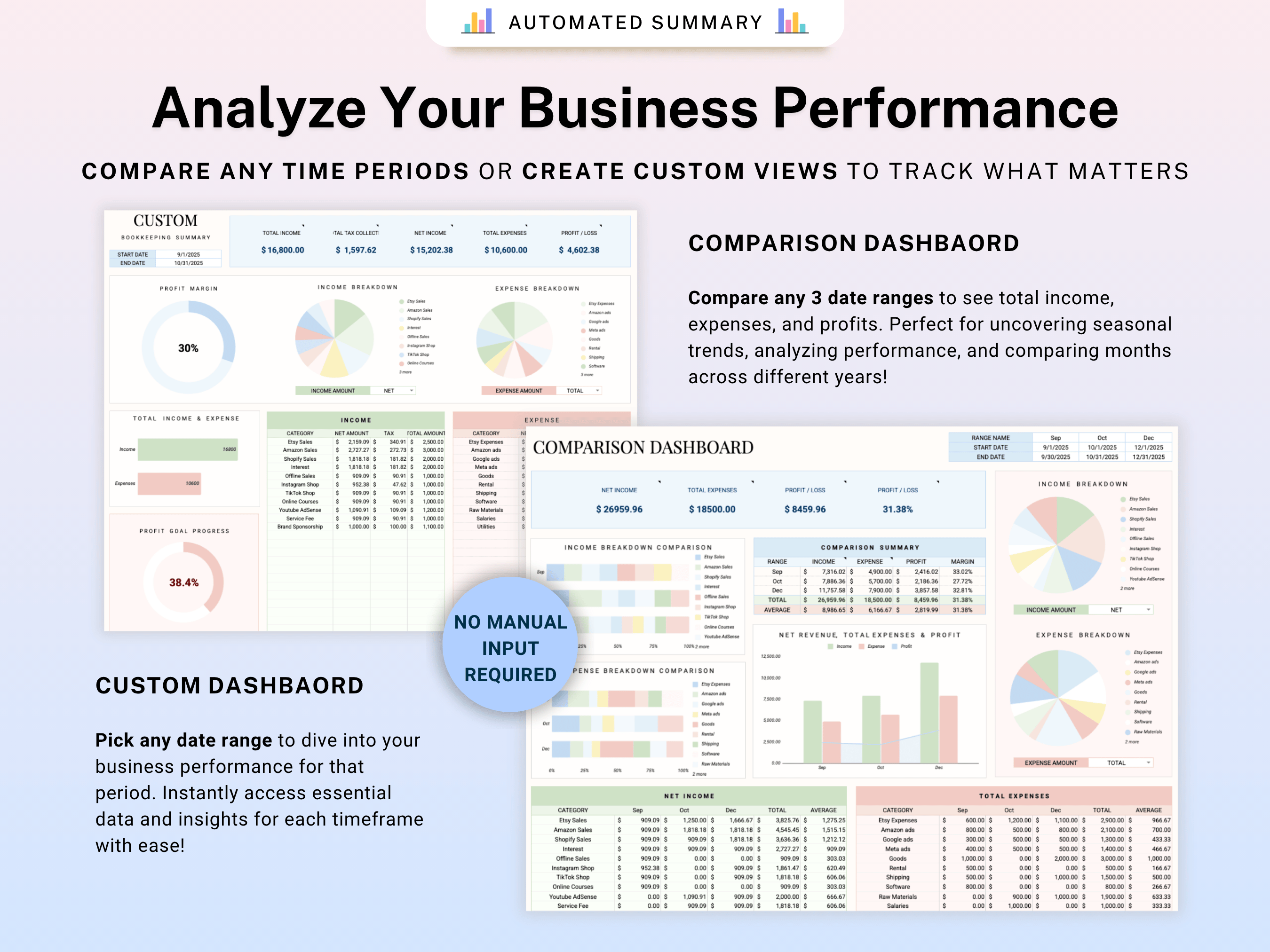 Small Business Bookkeeping Spreadsheet