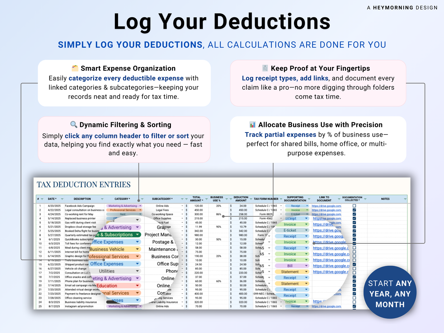Tax Deduction Tracker