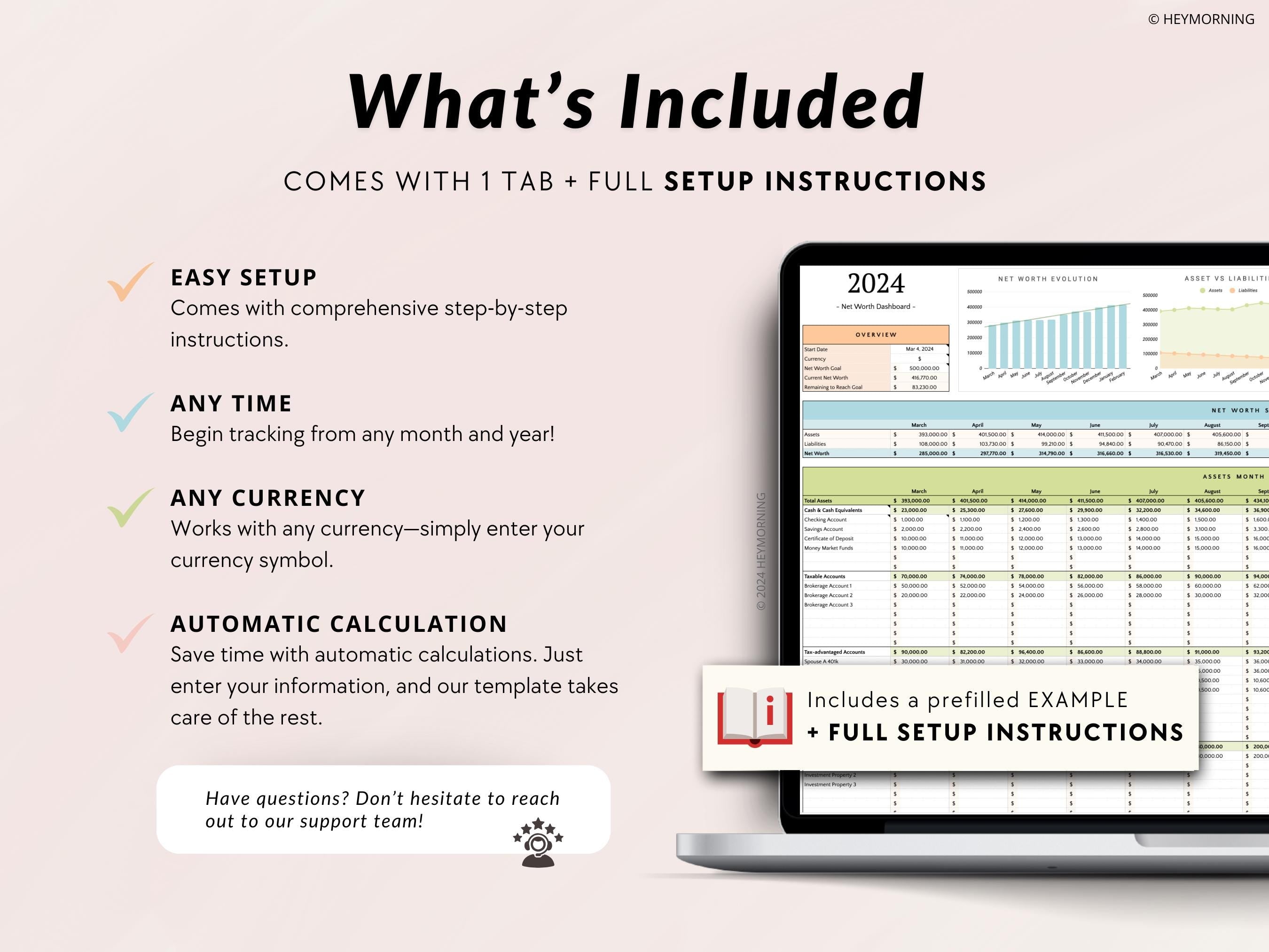 Net Worth Tracker - Hey Morning