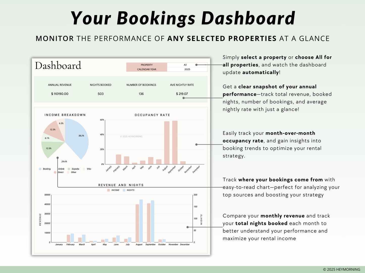 Airbnb Booking Calendar