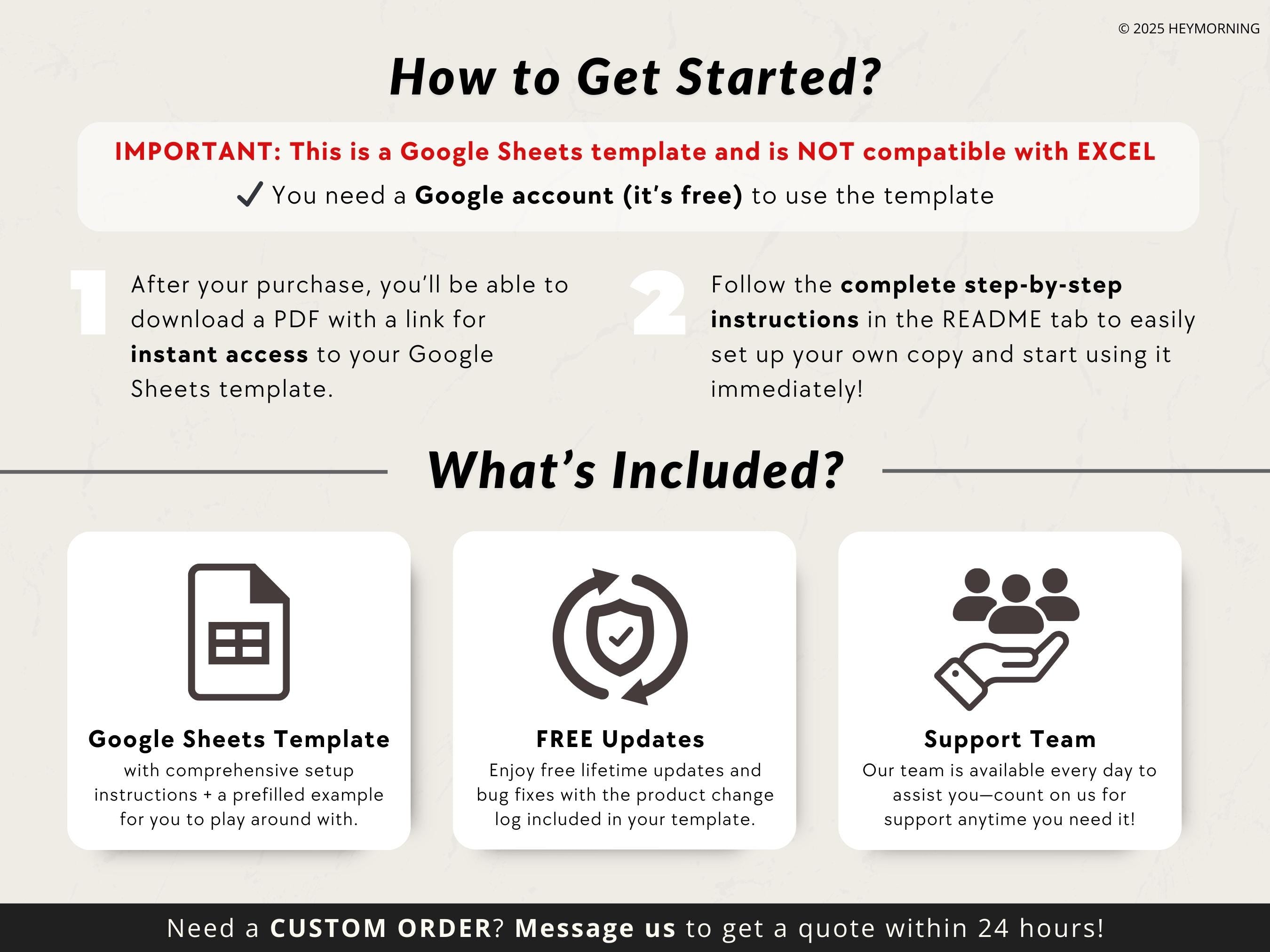 Simple Content Calendar - Hey Morning
