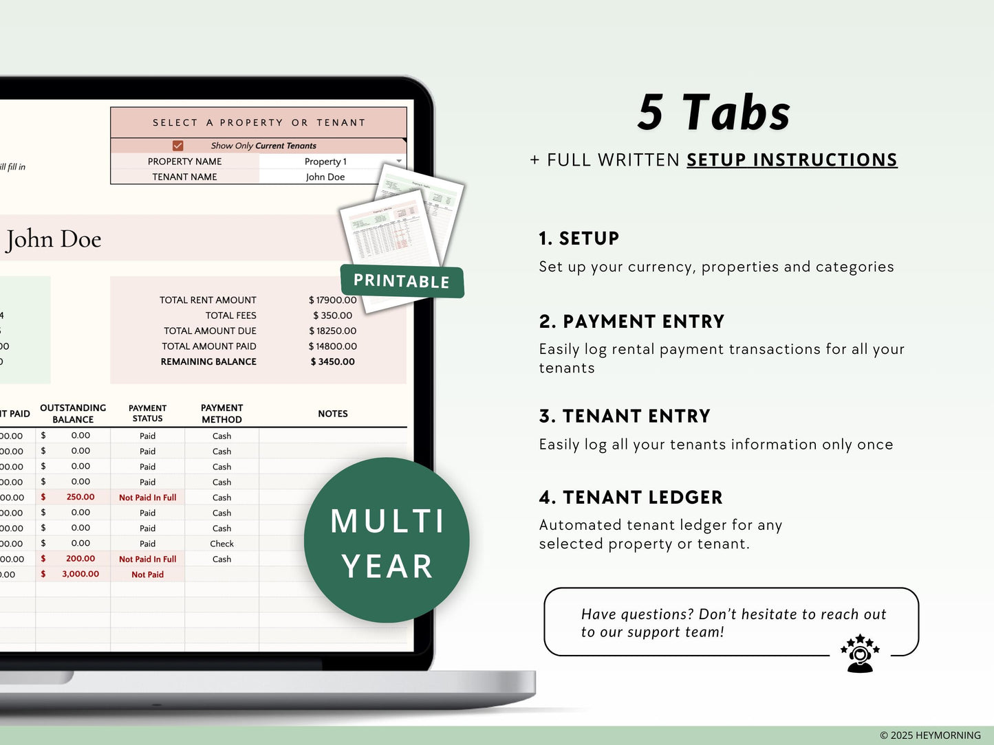 Automated Rent Payment Ledger