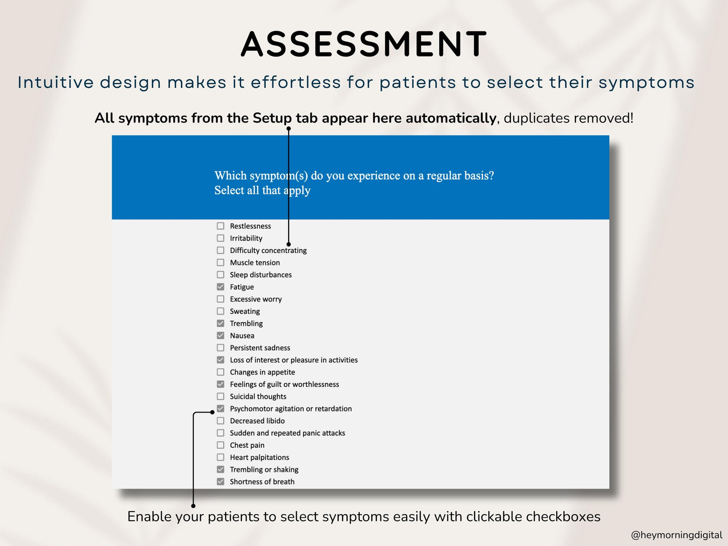 Symptom Checker - Fully Customizable