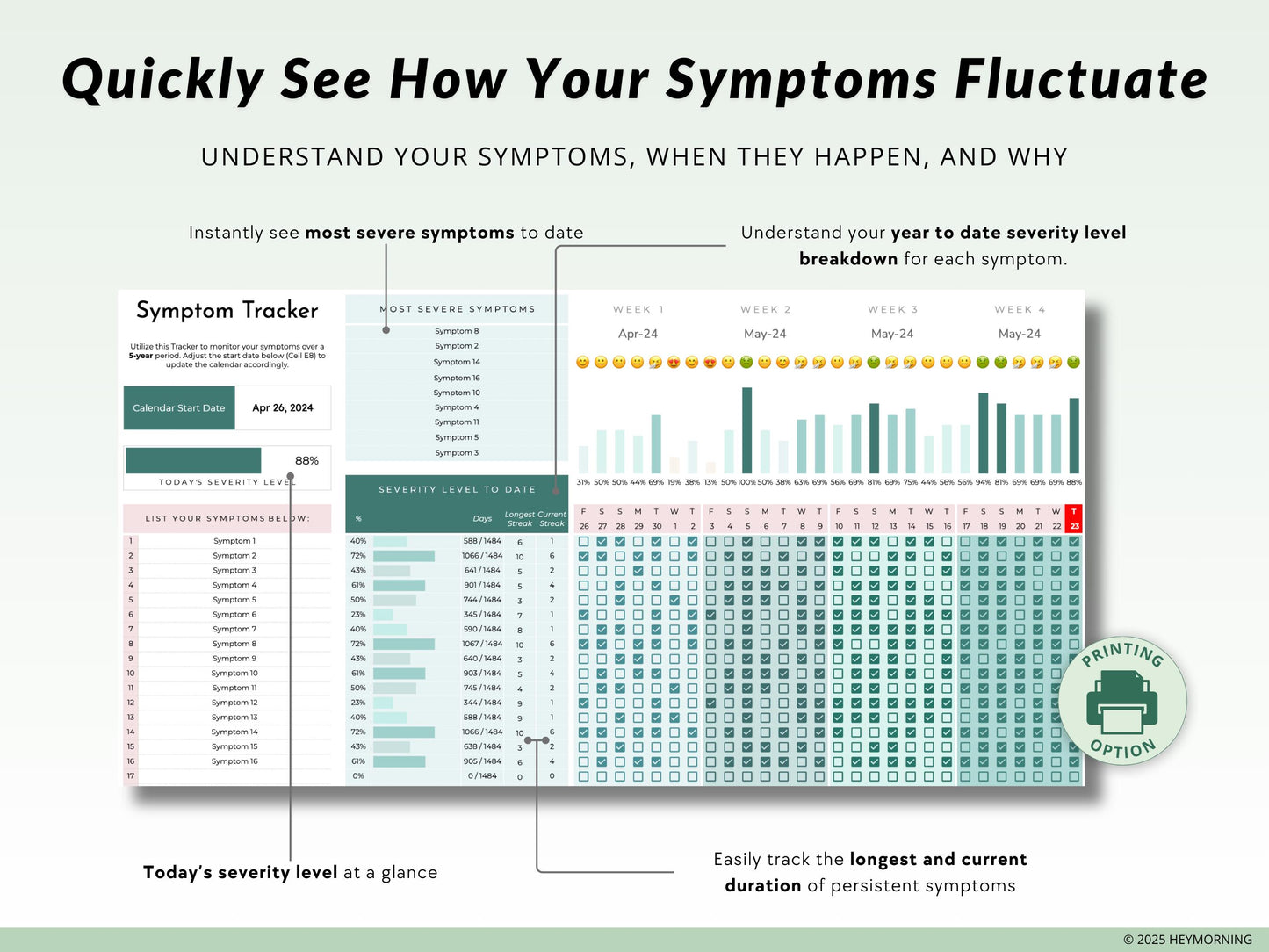 Multi-Year Symptom Tracker